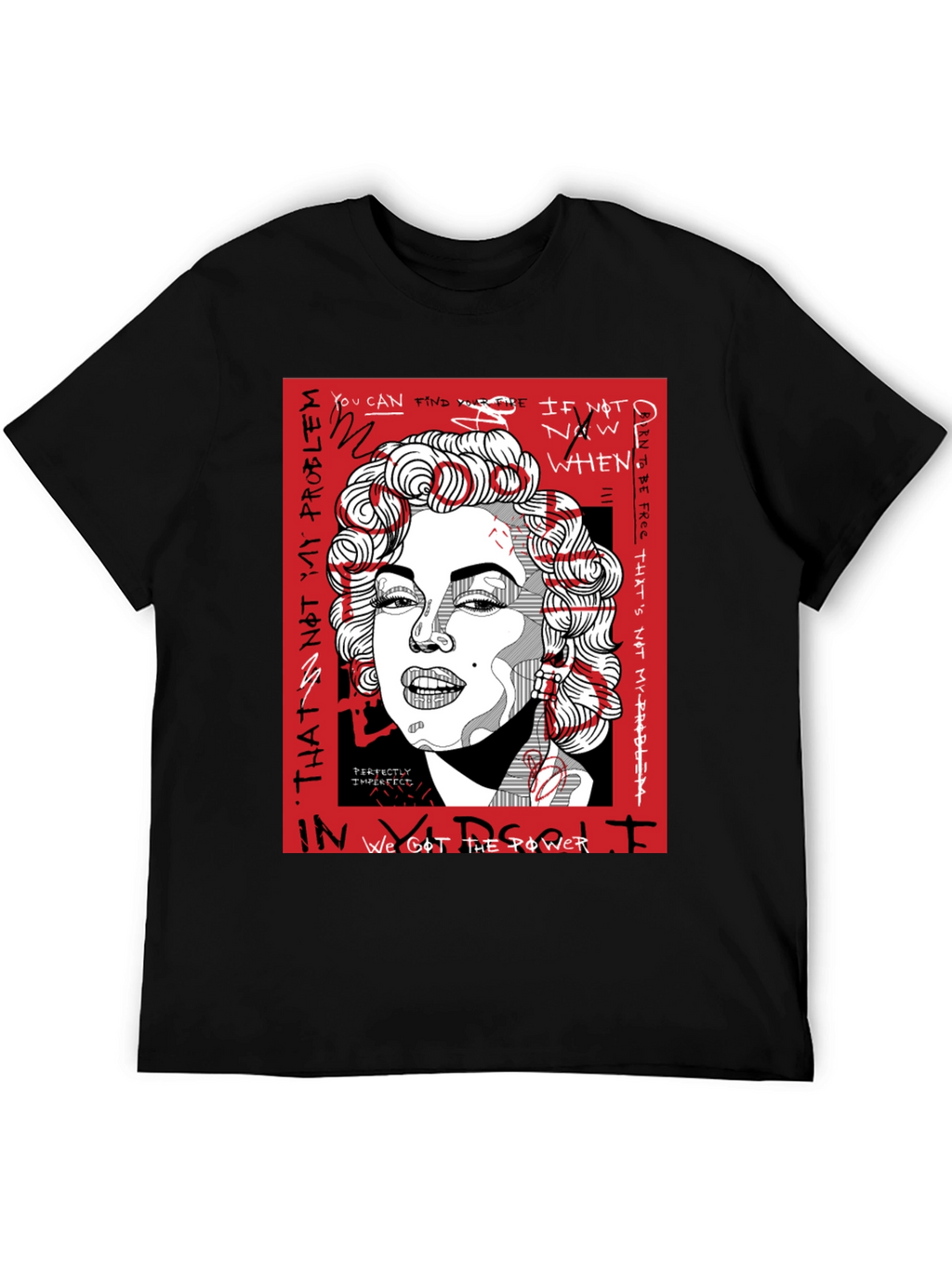 Marilyn Monroe Graphic Print T-Shirt