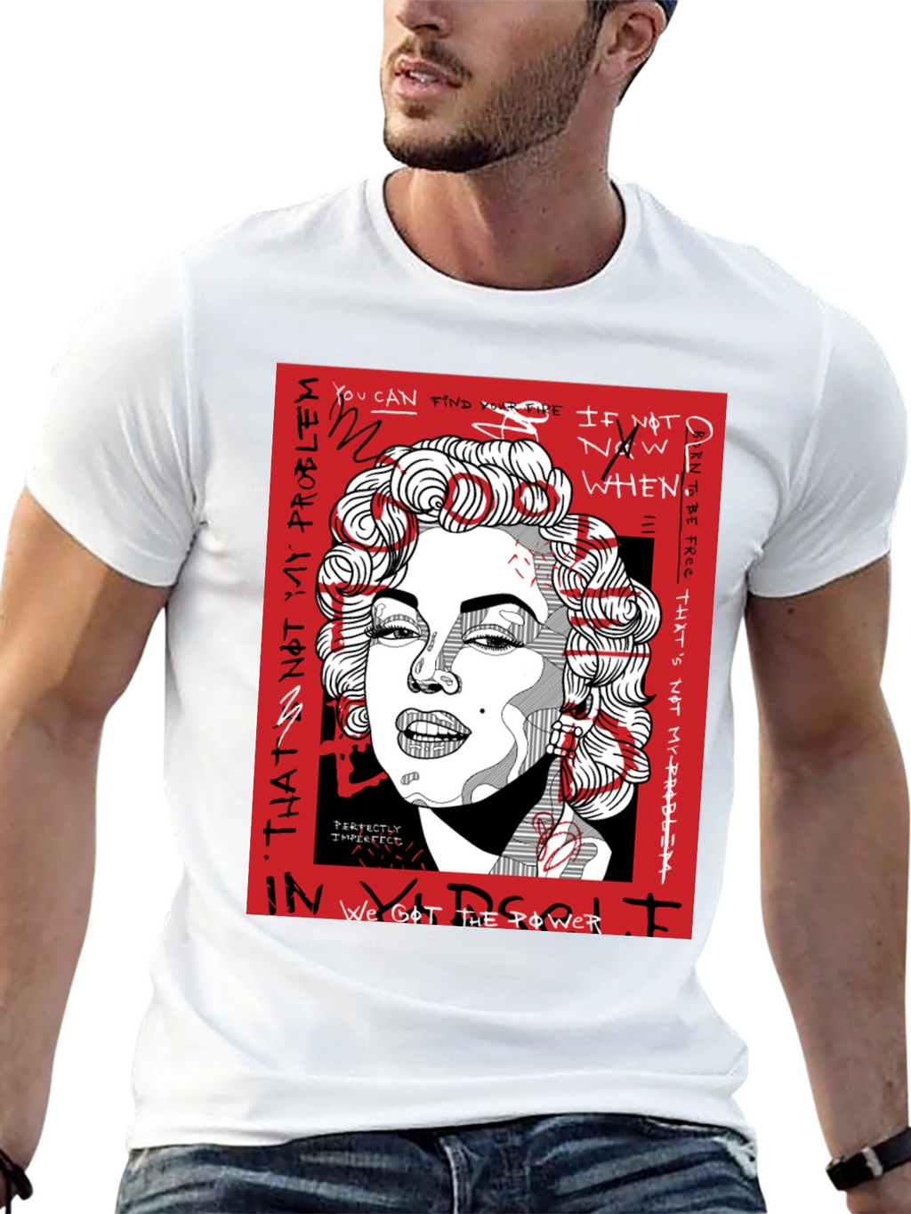 Marilyn Monroe Graphic Print T-Shirt