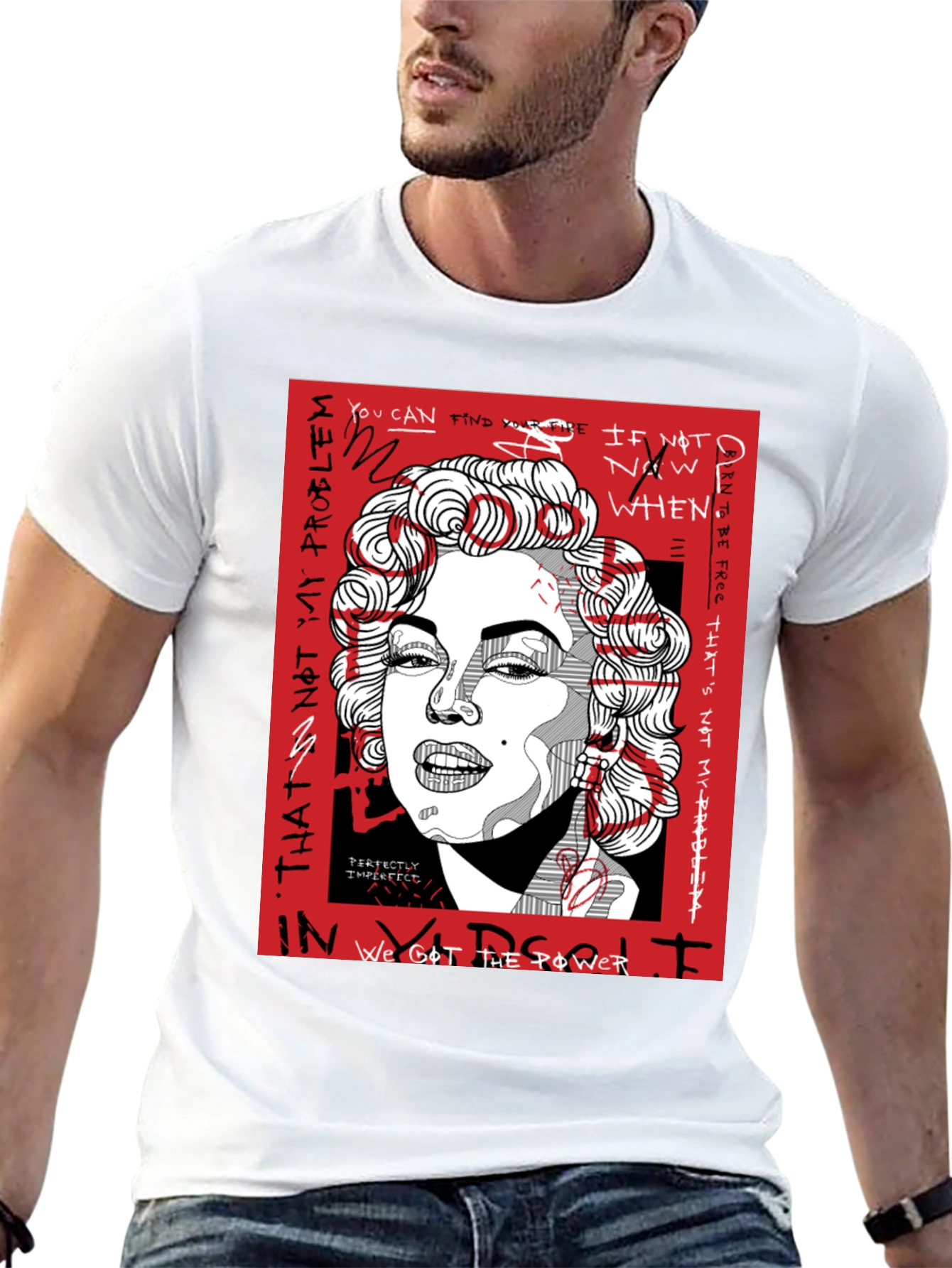 Marilyn Monroe Graphic Print T-Shirt