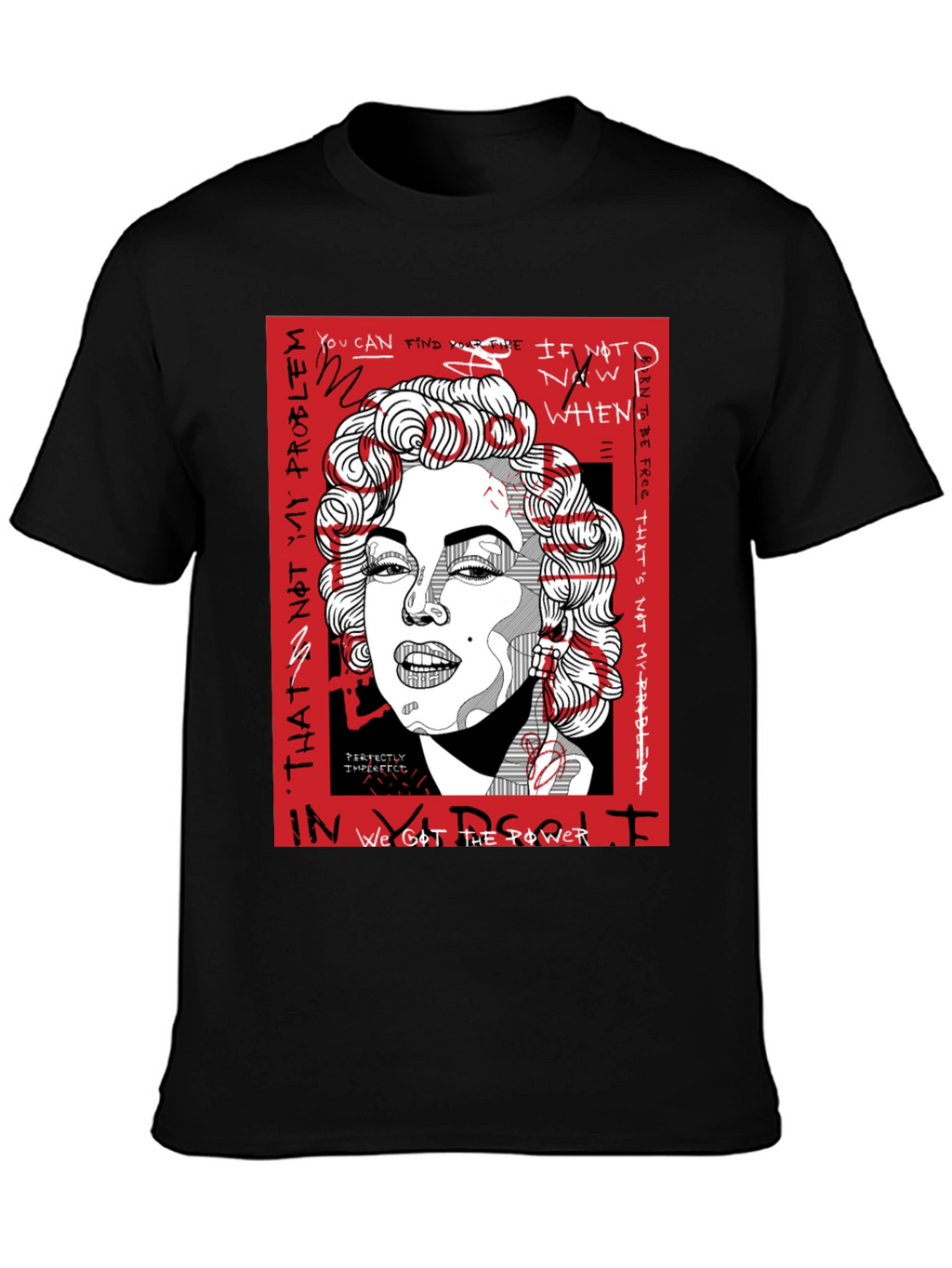 Marilyn Monroe Graphic Print T-Shirt