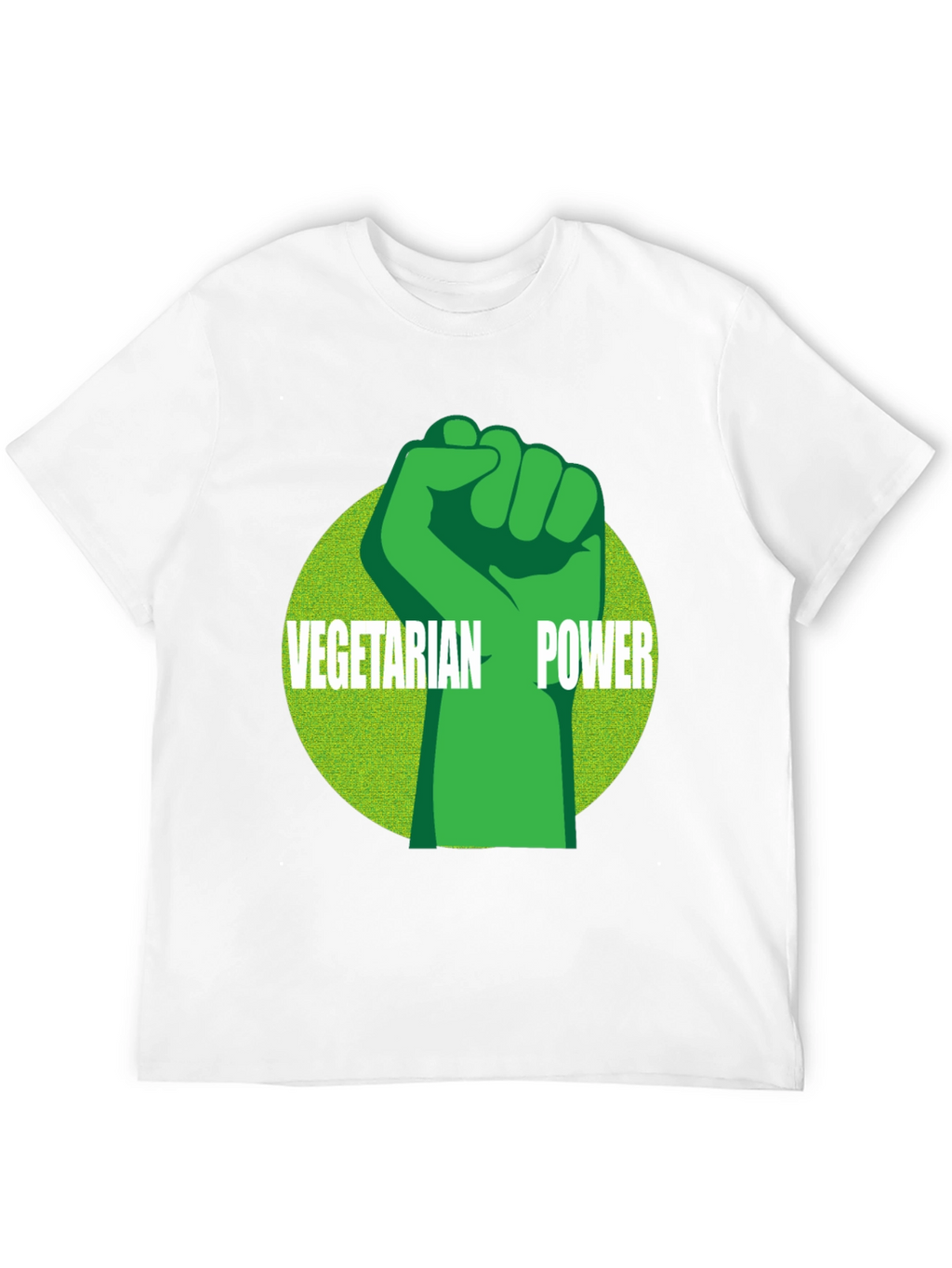 Vegetarian Power Graphic Tee - Black