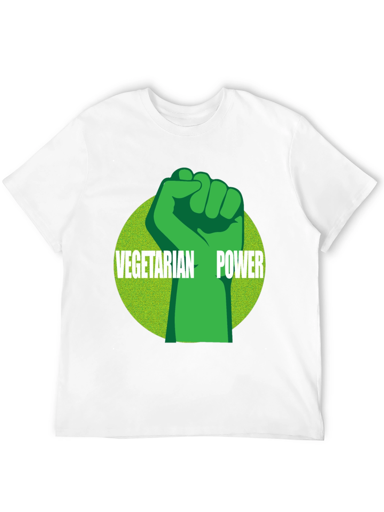 Vegetarian Power Graphic Tee - Black