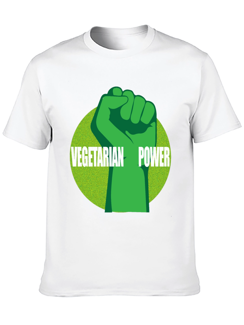 Vegetarian Power Graphic Tee - Black