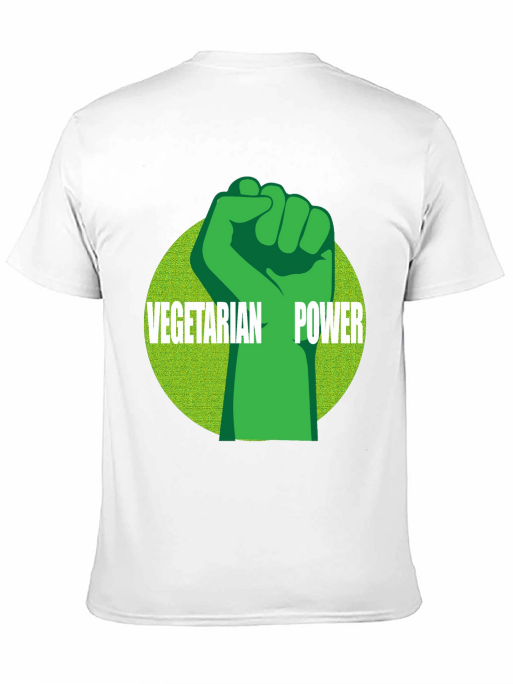 Vegetarian Power Graphic Tee - Black