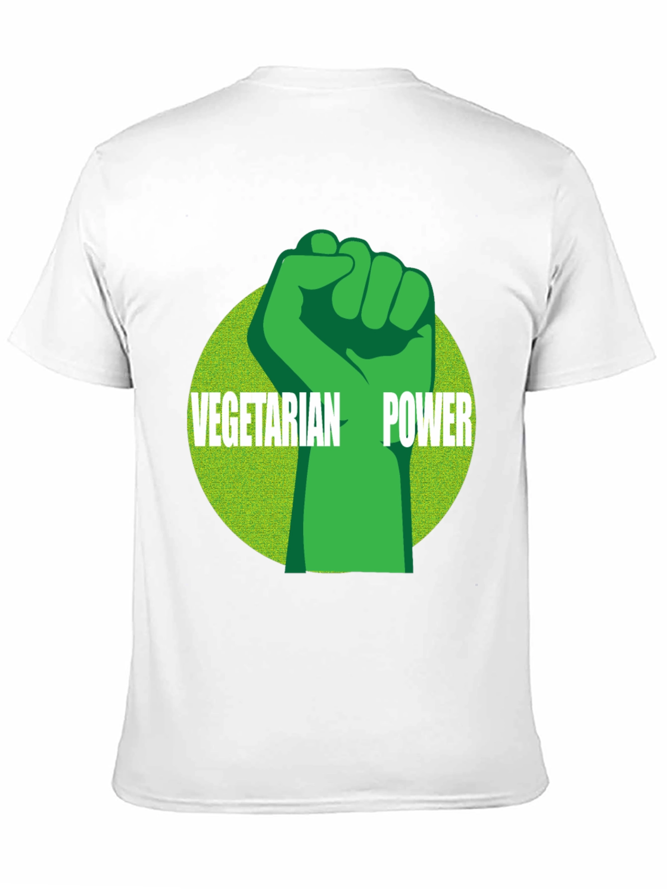 Vegetarian Power Graphic Tee - Black
