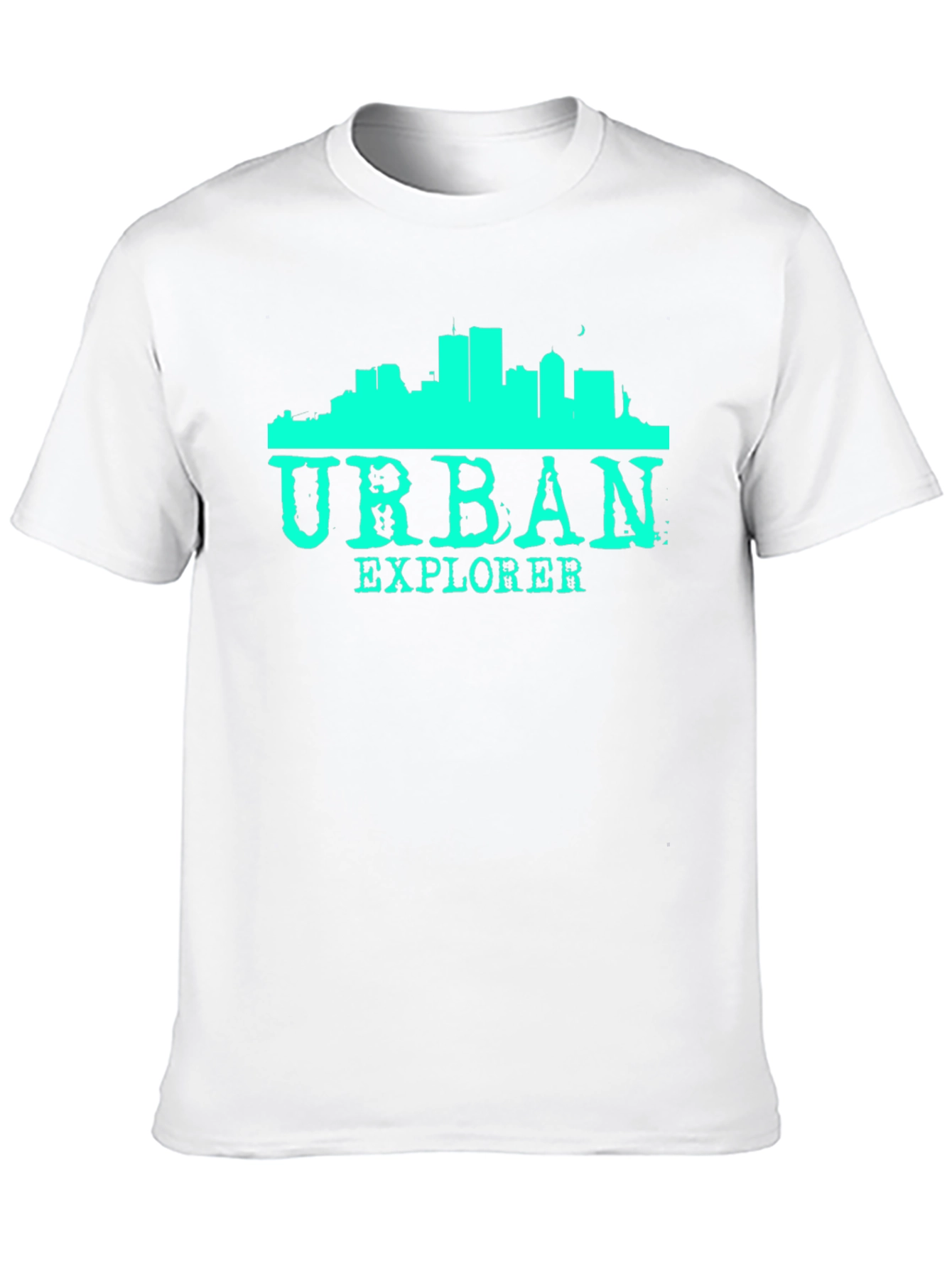 Urban Explorer Black Graphic T-Shirt