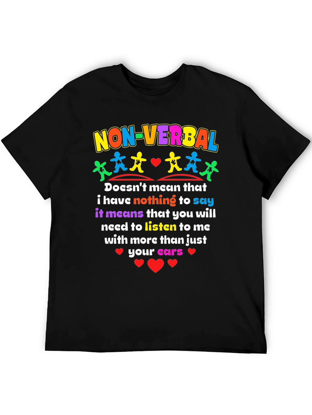 Non-Verbal Awareness Graphic Tee