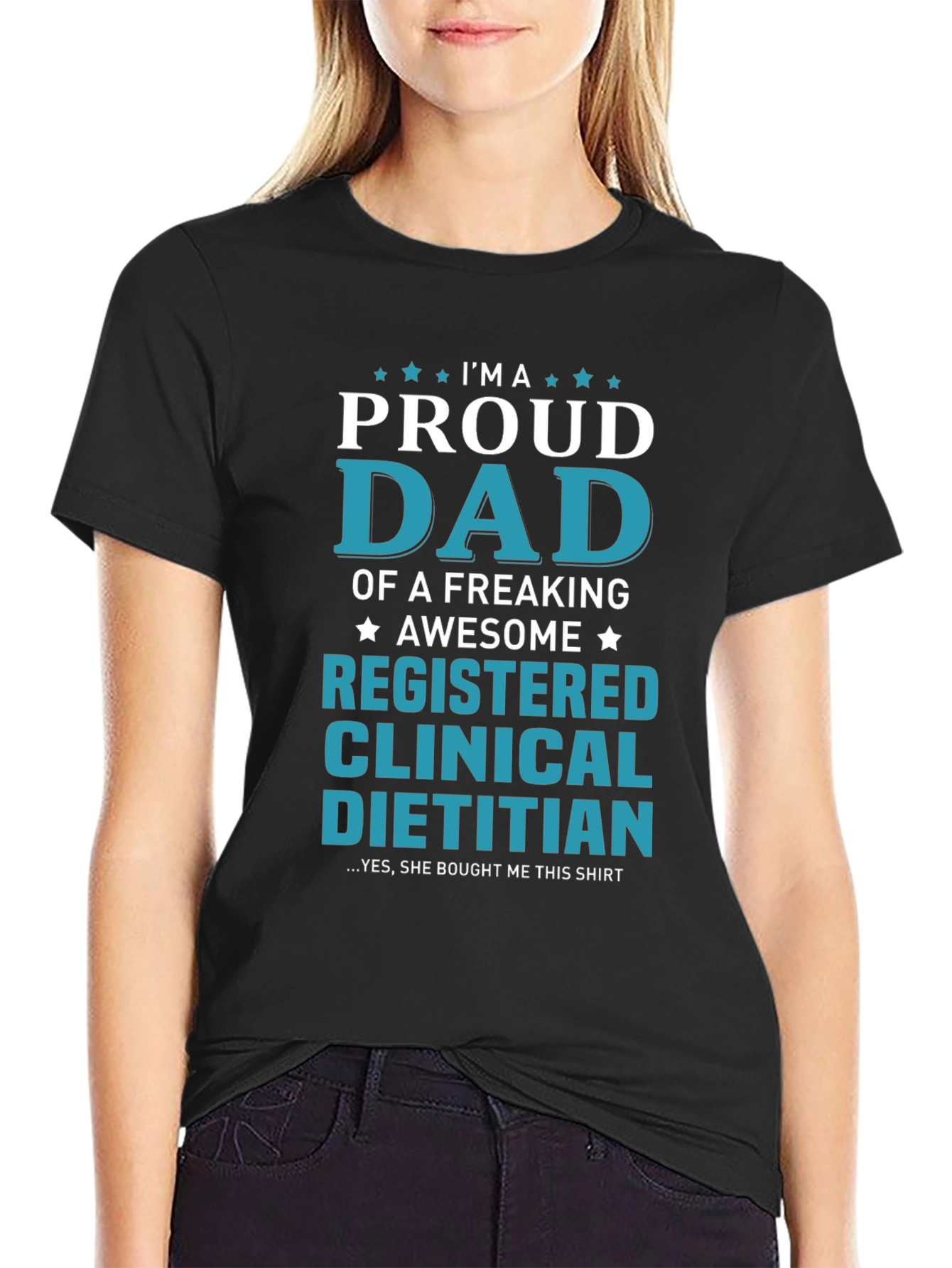 Proud Dad of a Registered Clinical Dietitian T-Shirt