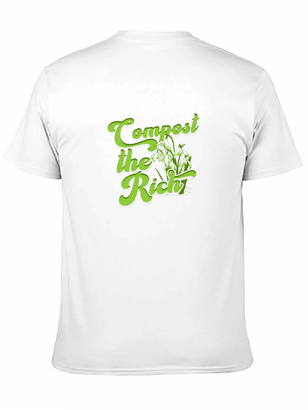 Compost the Rich Graphic T-Shirt - Political Statement Tee