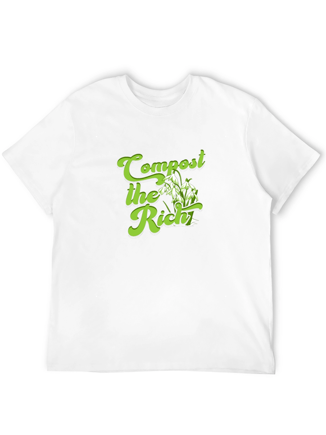 Compost the Rich Graphic T-Shirt - Political Statement Tee
