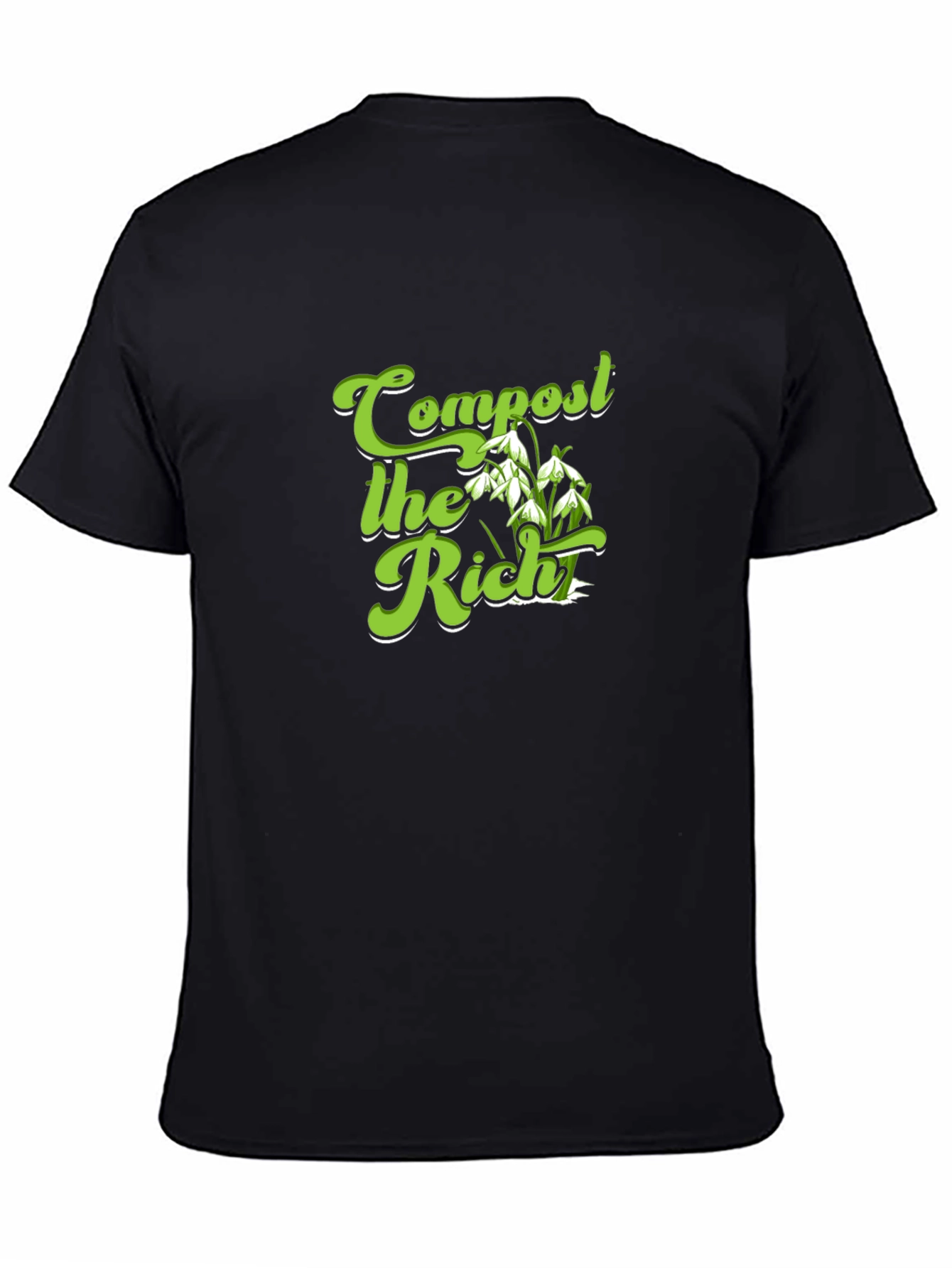 Compost the Rich Graphic T-Shirt - Political Statement Tee