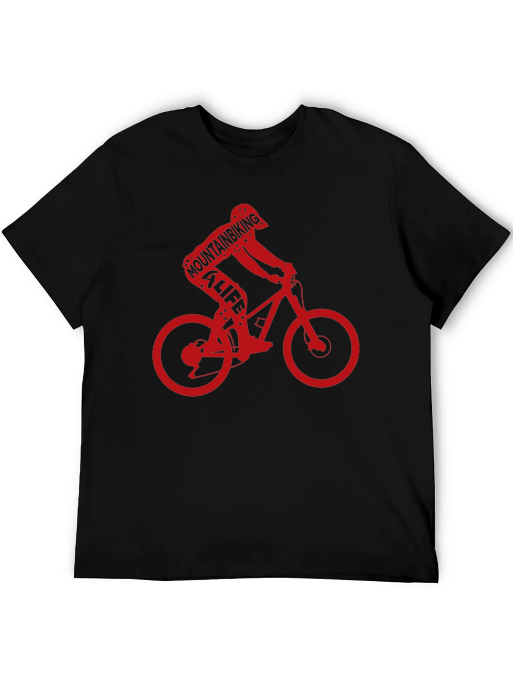 Mountain Biking 4 Life Black T-Shirt