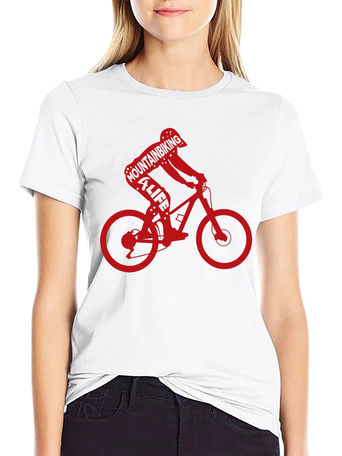 Mountain Biking 4 Life Black T-Shirt