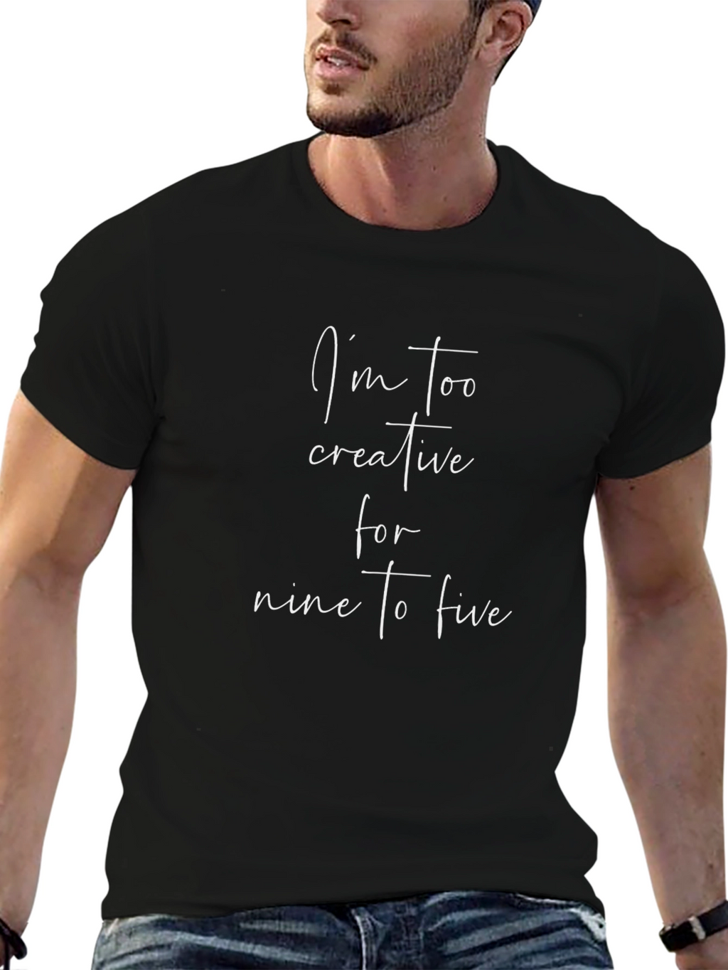 Creative Spirit Black Graphic Tee