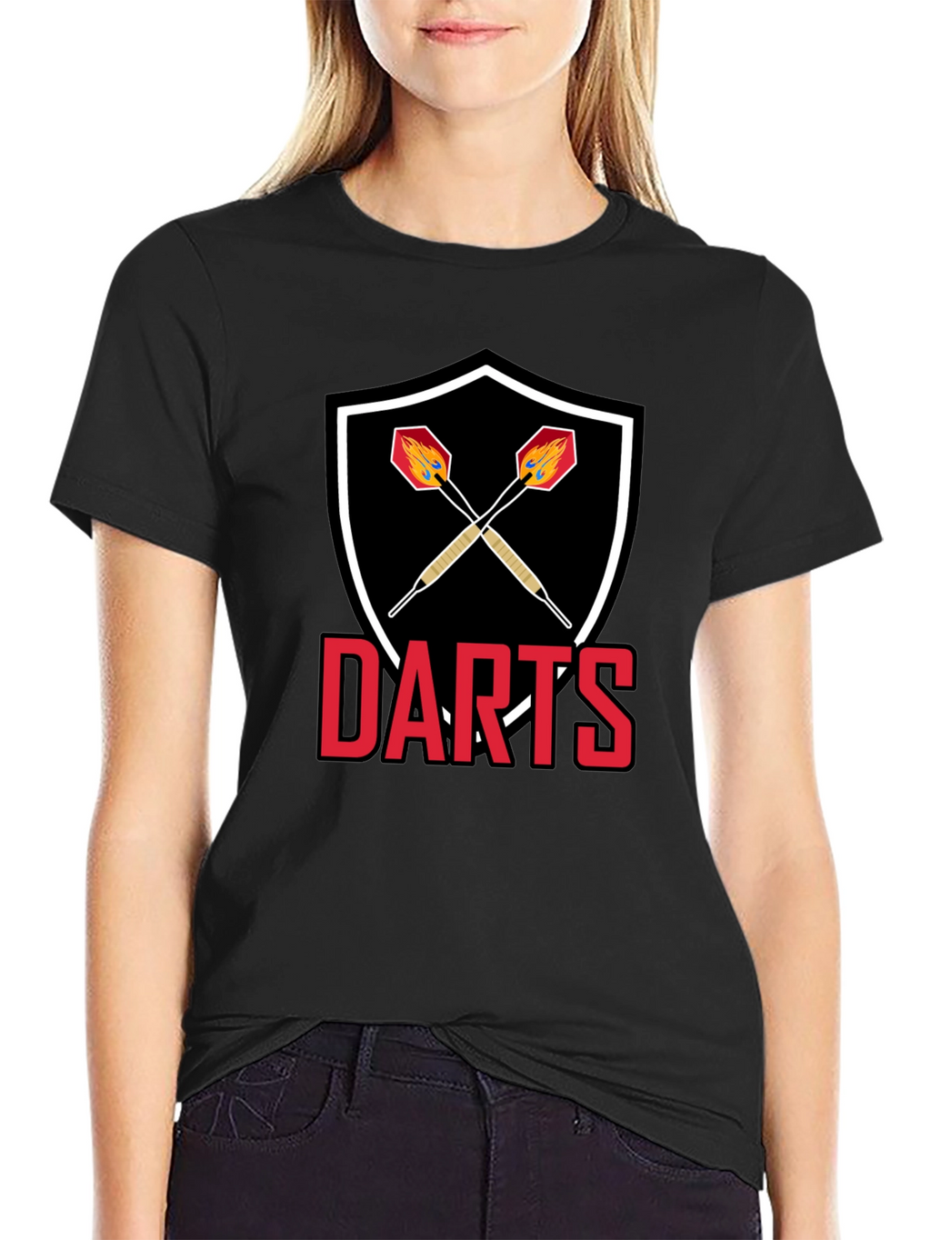 Darts Graphic Tee - Shield Design