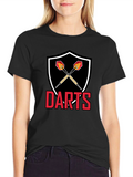 Darts Graphic Tee - Shield Design