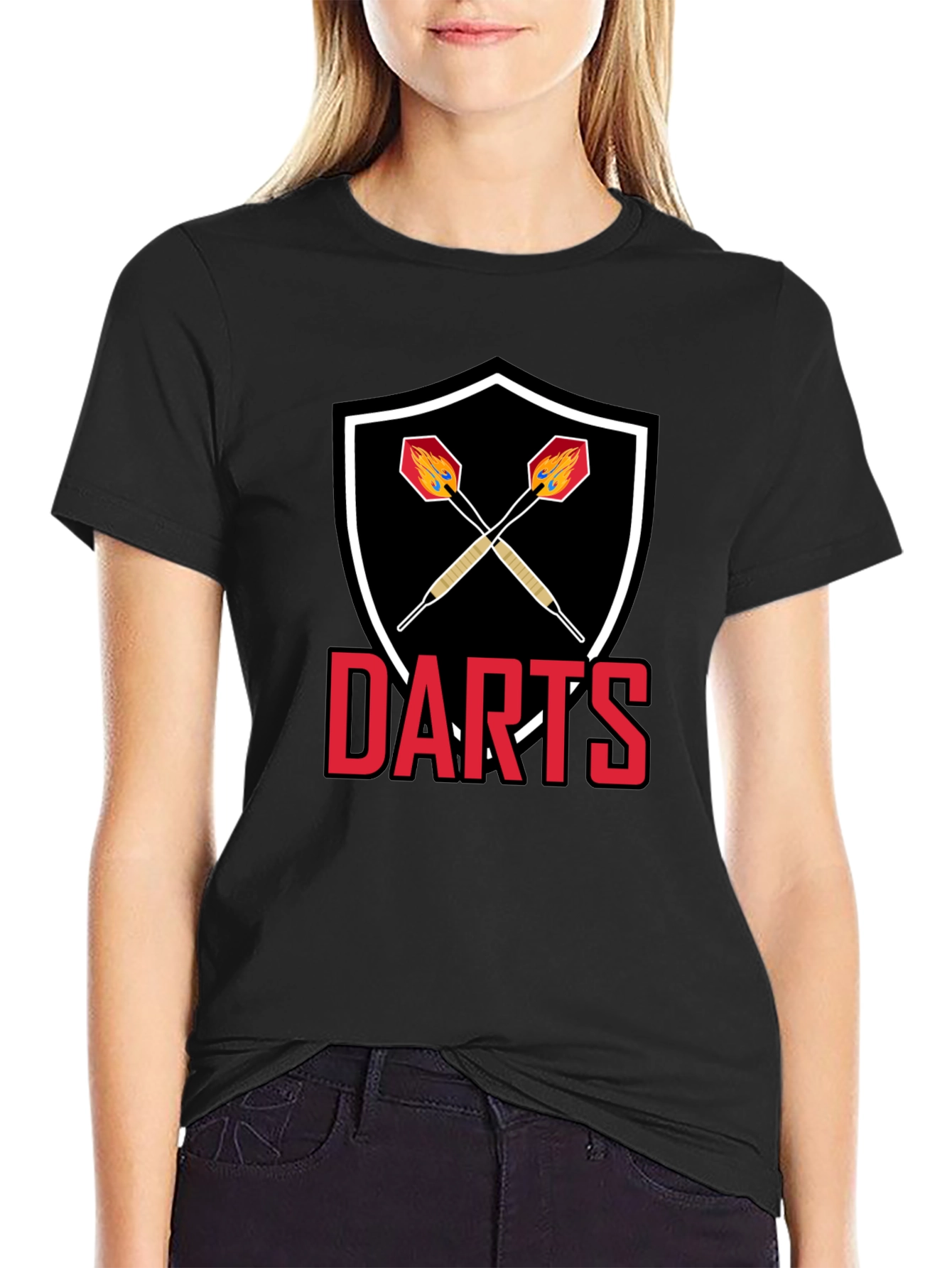 Darts Graphic Tee - Shield Design
