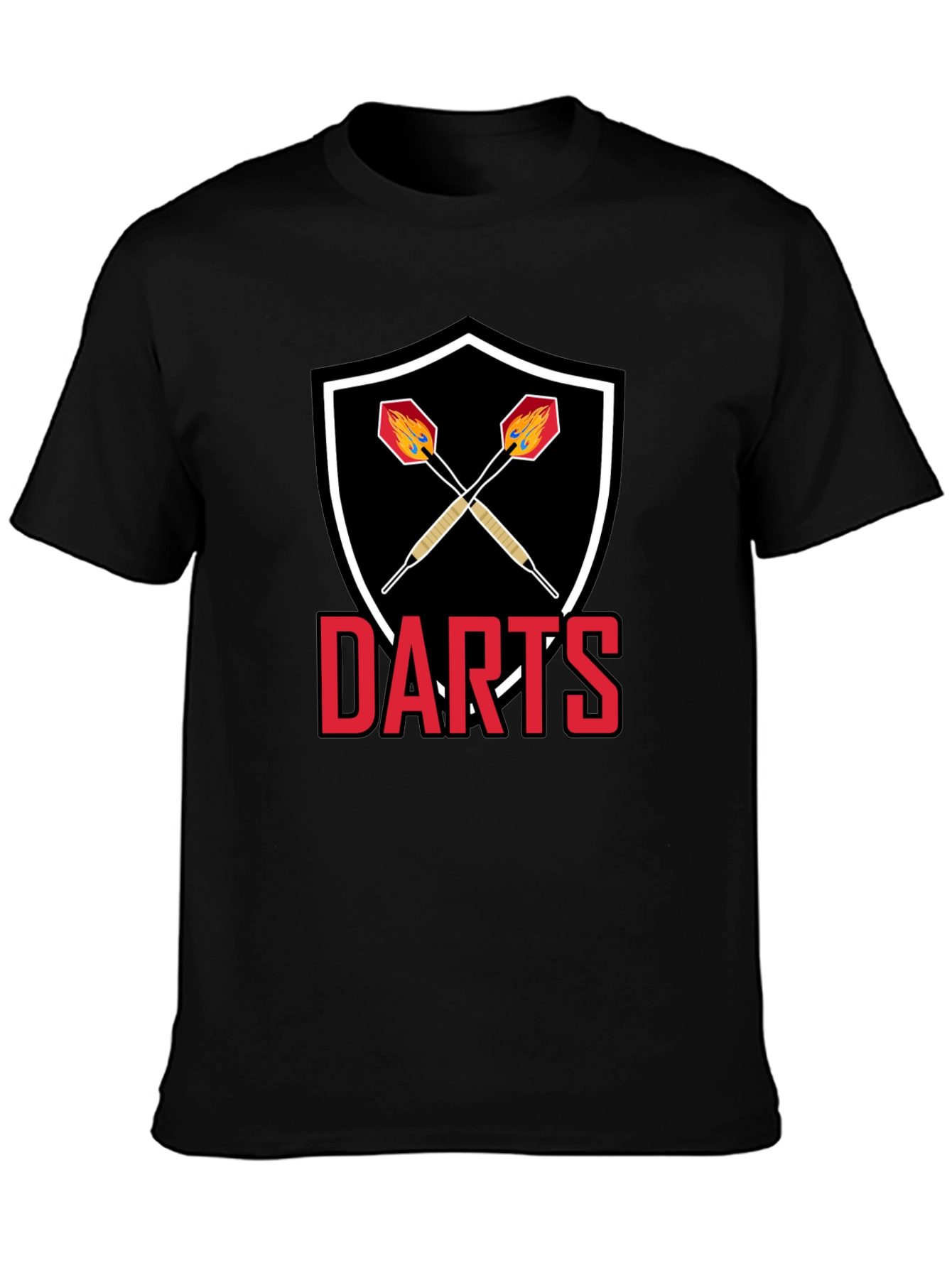Darts Graphic Tee - Shield Design