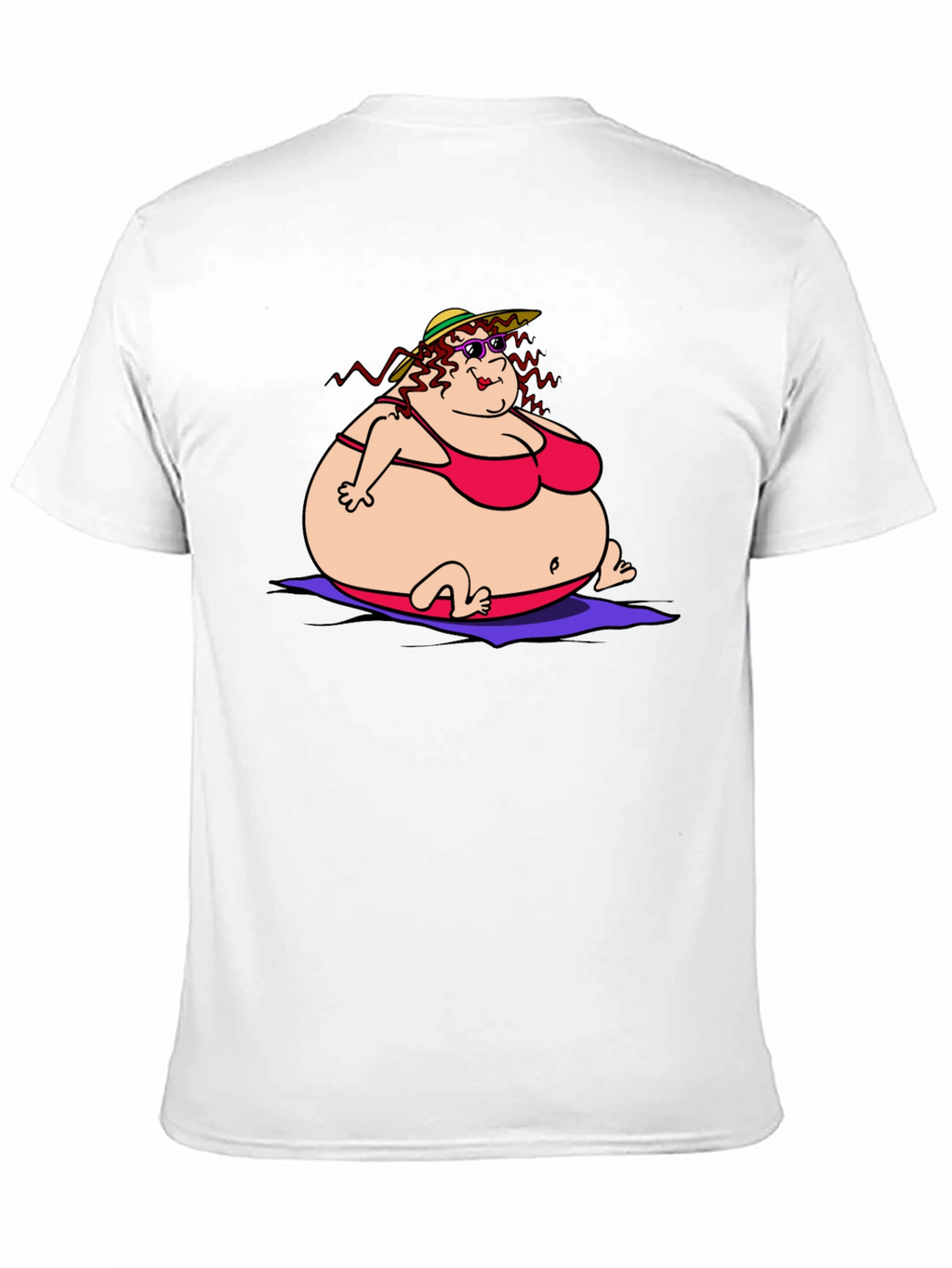 Humorous Cartoon Lady T-Shirt