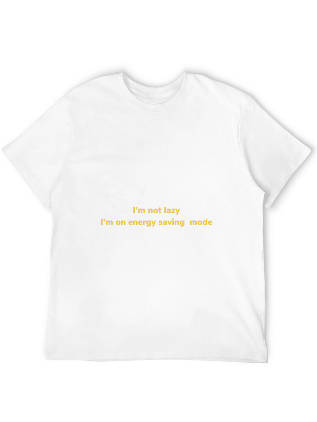 Energy Saving Mode Black T-Shirt