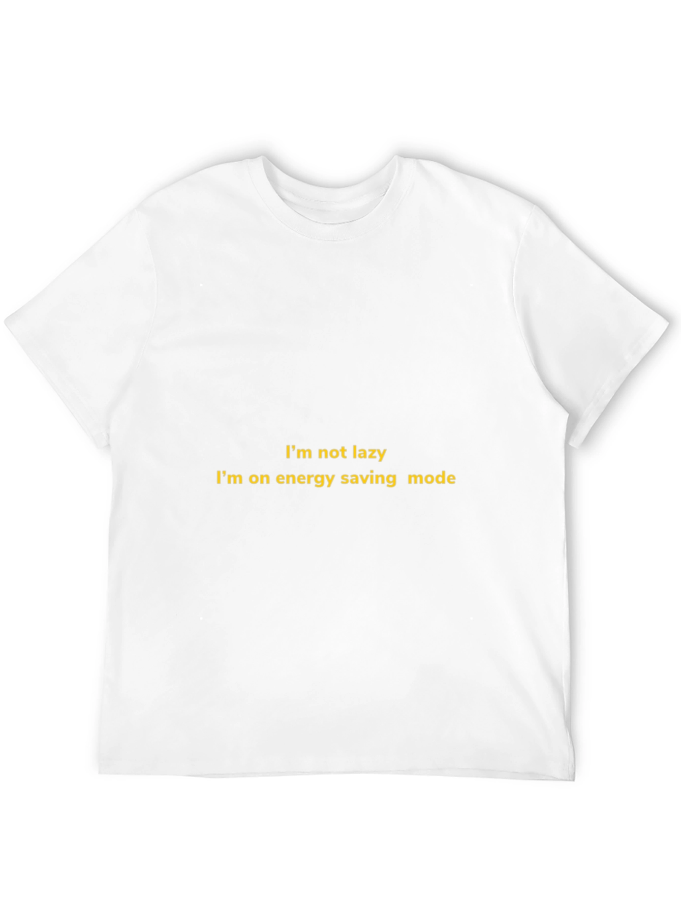 Energy Saving Mode Black T-Shirt