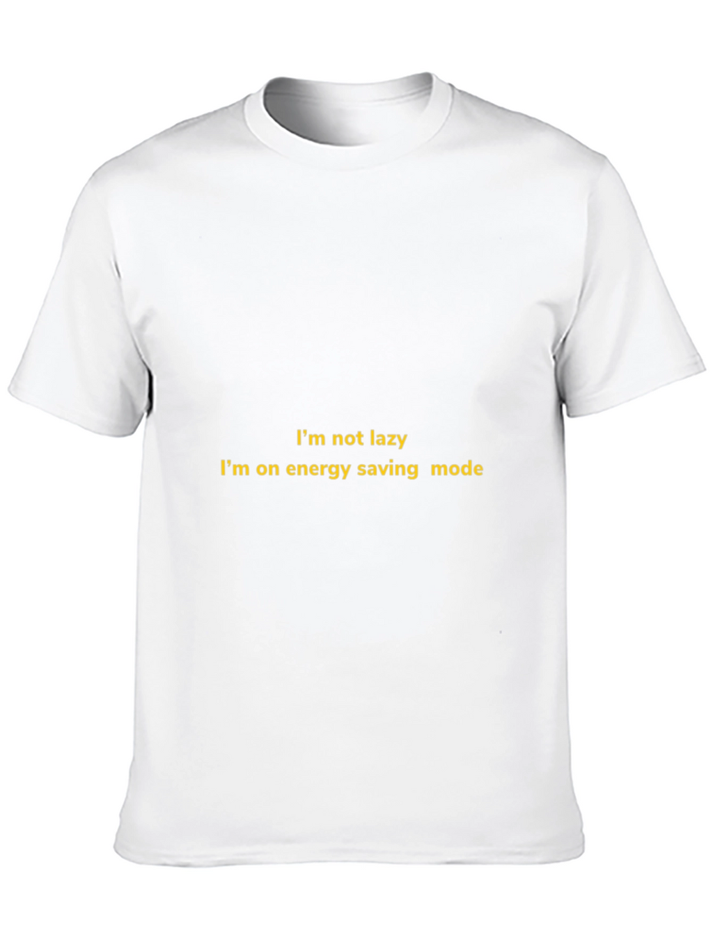 Energy Saving Mode Black T-Shirt