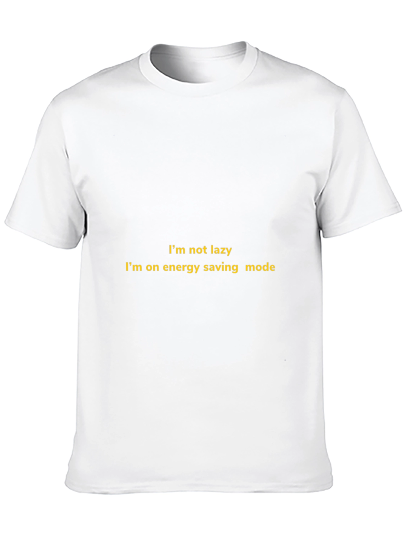 Energy Saving Mode Black T-Shirt