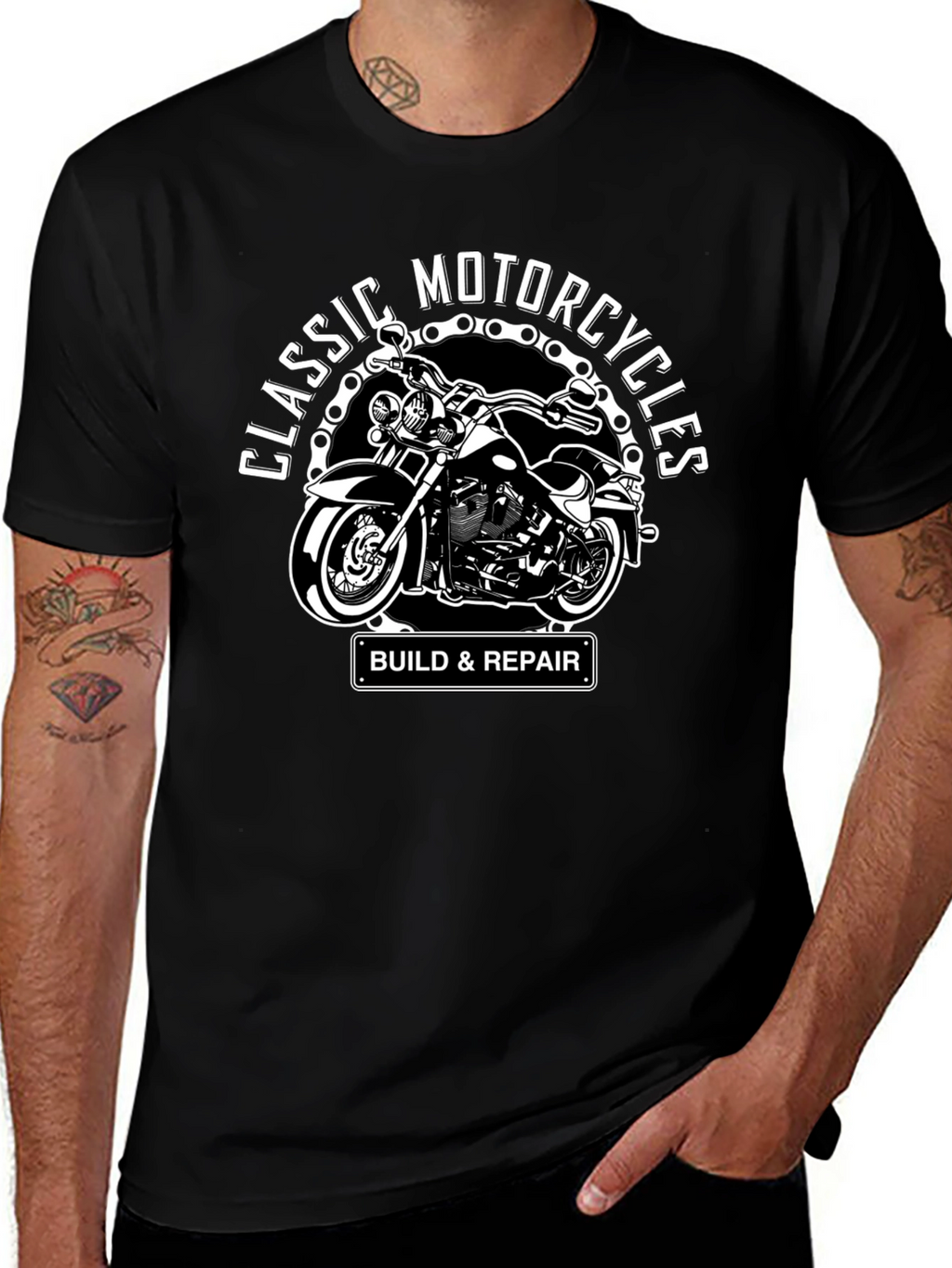 Classic Motorcycles T-Shirt - Build & Repair