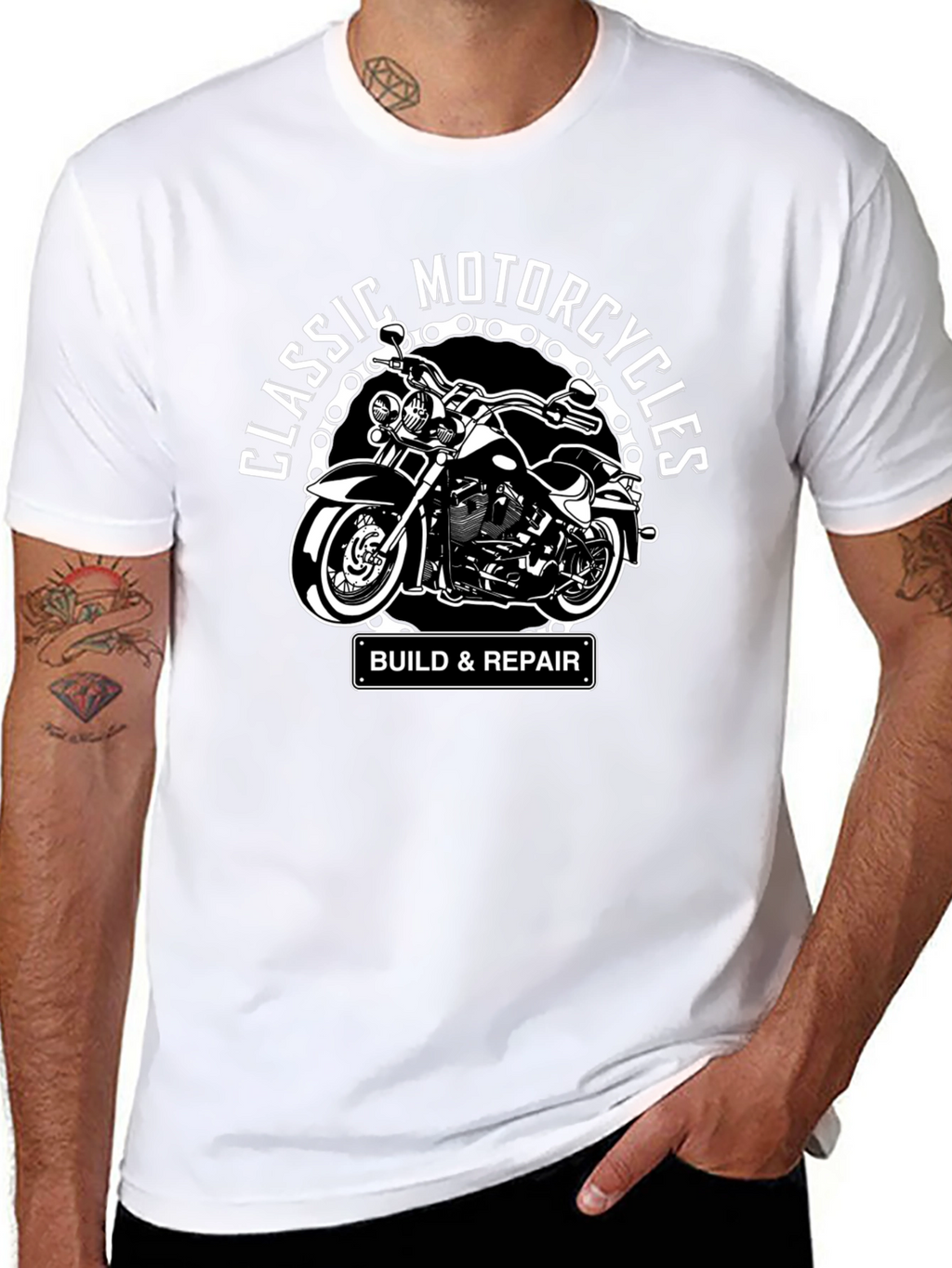 Classic Motorcycles T-Shirt - Build & Repair