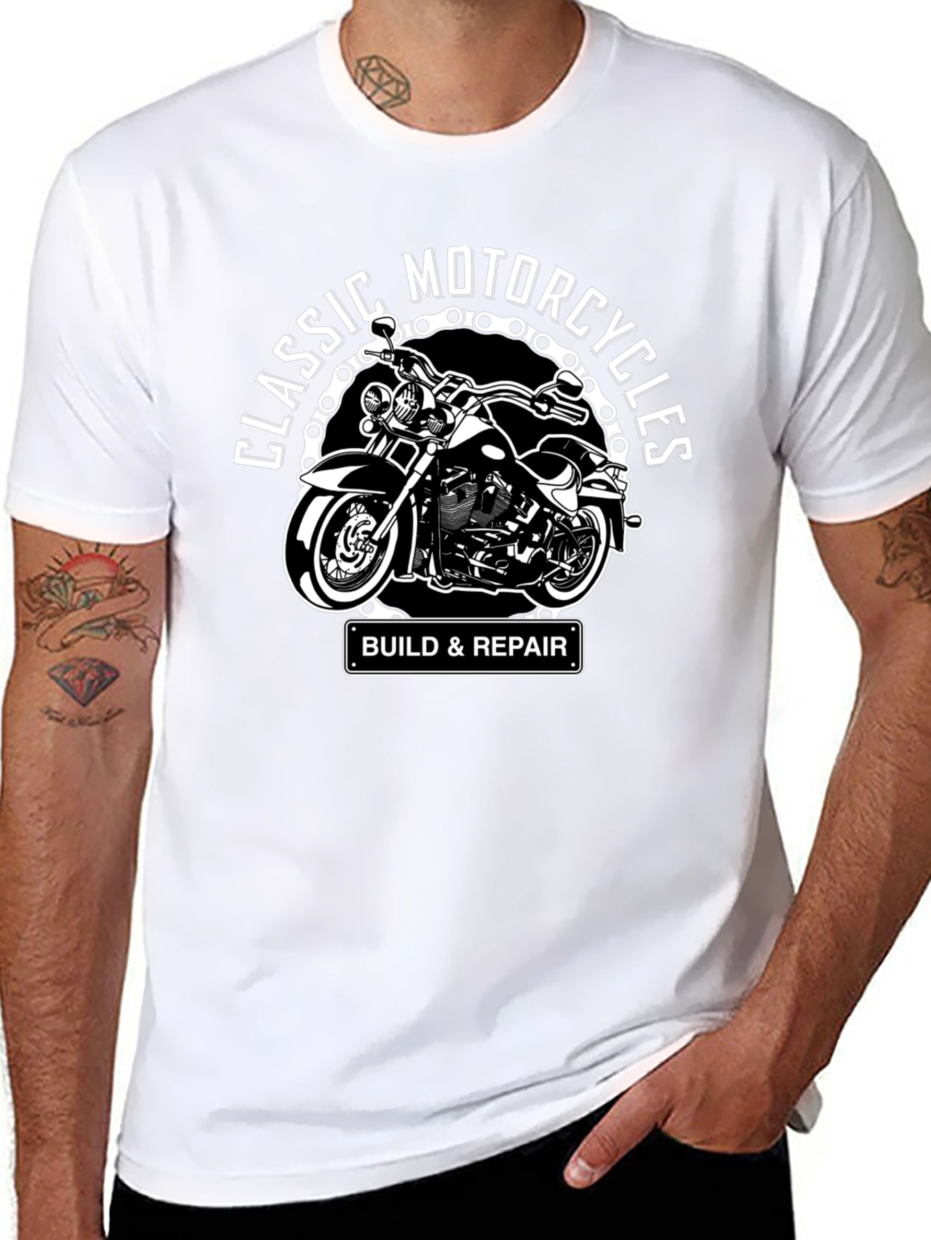 Classic Motorcycles T-Shirt - Build & Repair