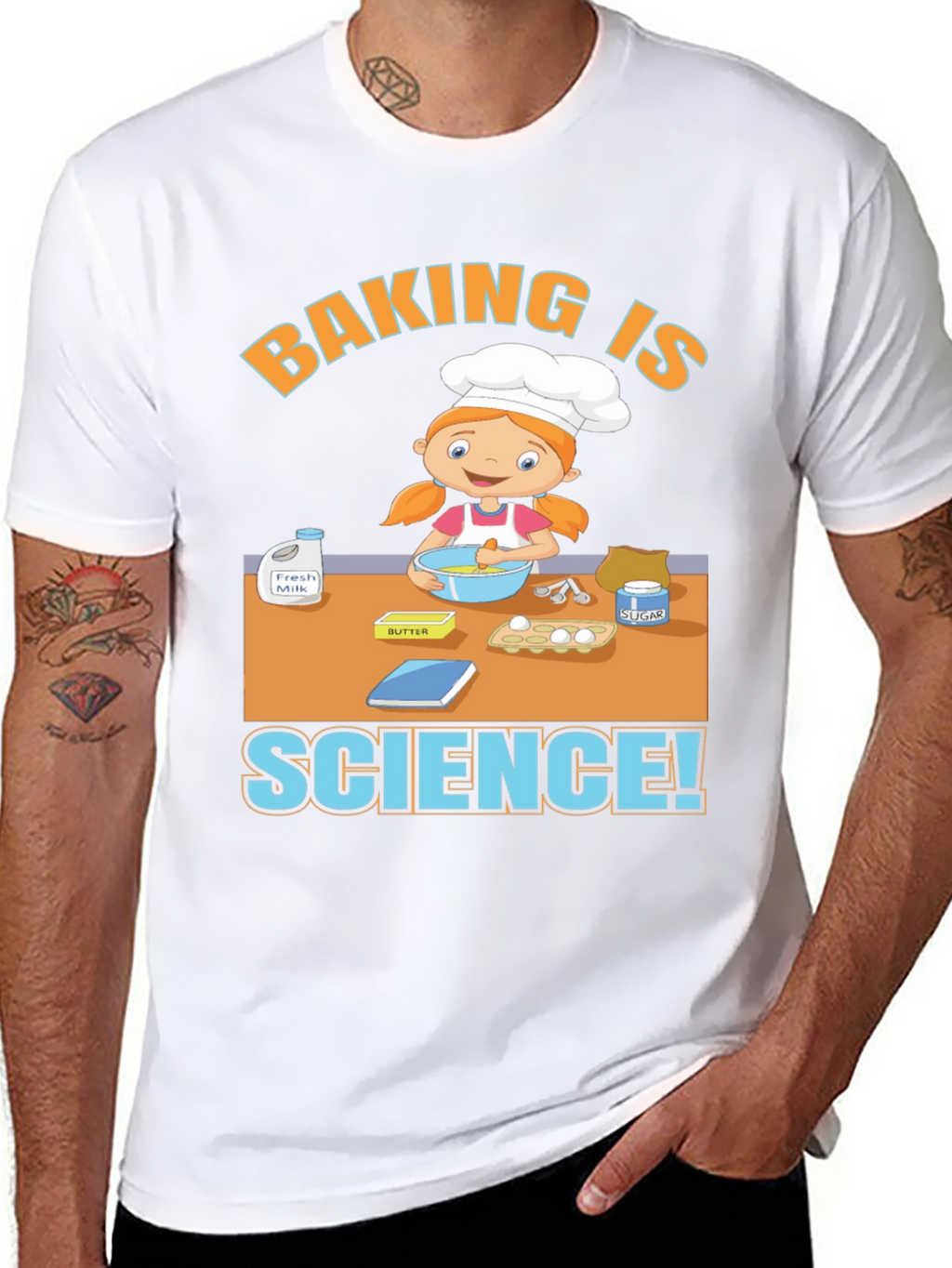 Baking is Science T-Shirt Funny Cook Tee