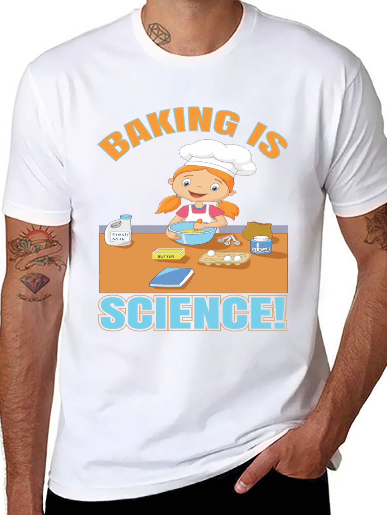 Baking is Science T-Shirt Funny Cook Tee