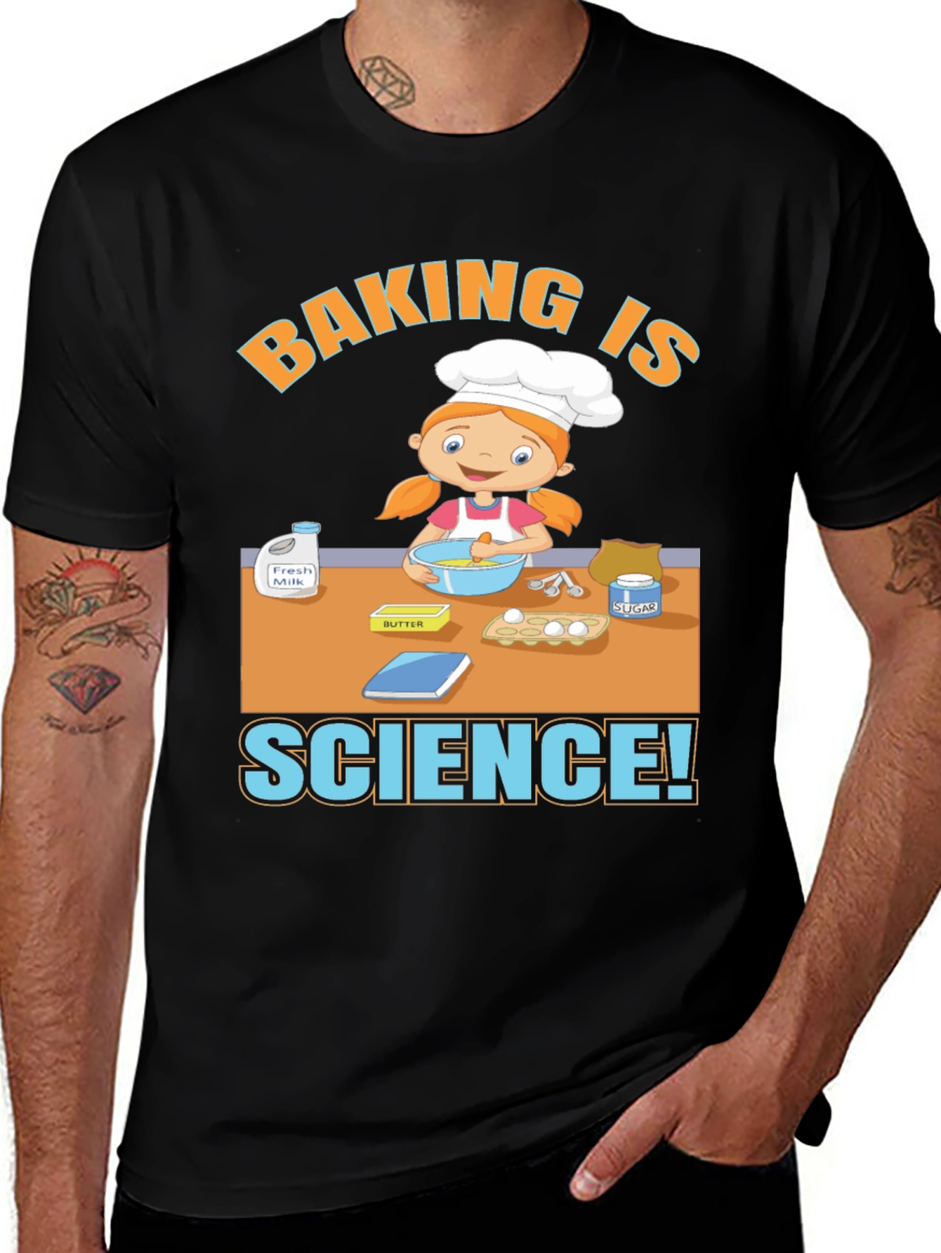 Baking is Science T-Shirt Funny Cook Tee