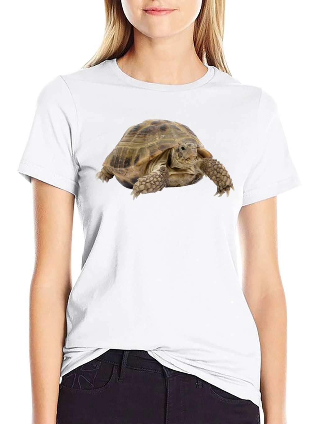Tortoise Graphic T-Shirt - Black Cotton Tee
