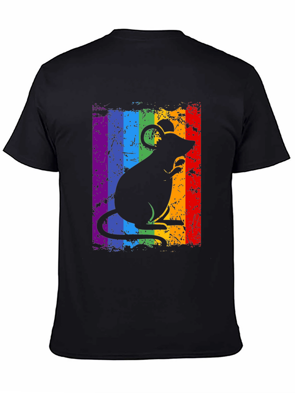 Rainbow Rat Graphic Tee - Pride & Style