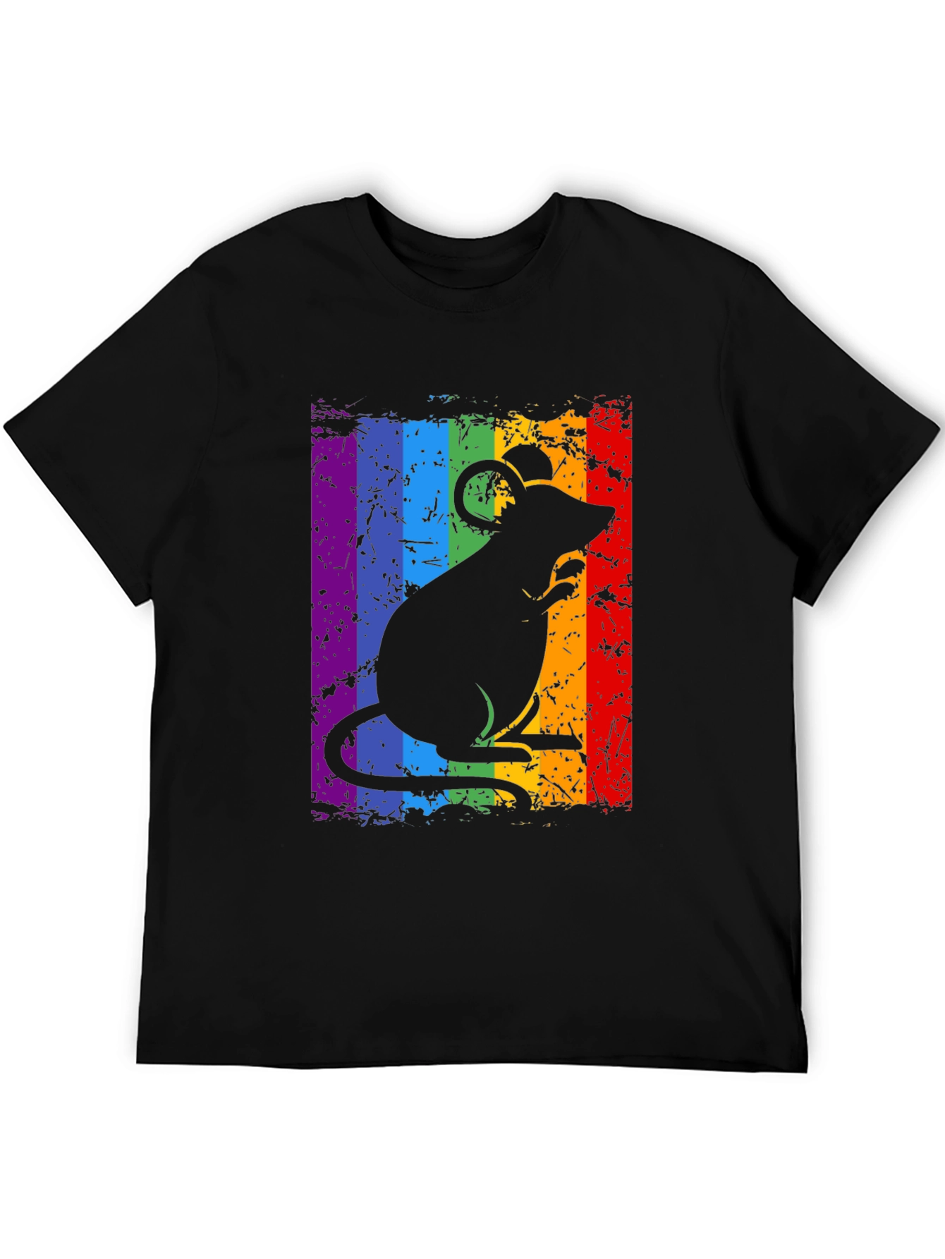 Rainbow Rat Graphic Tee - Pride & Style