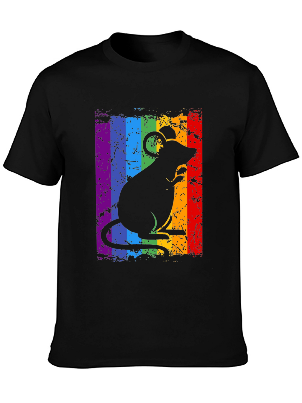 Rainbow Rat Graphic Tee - Pride & Style