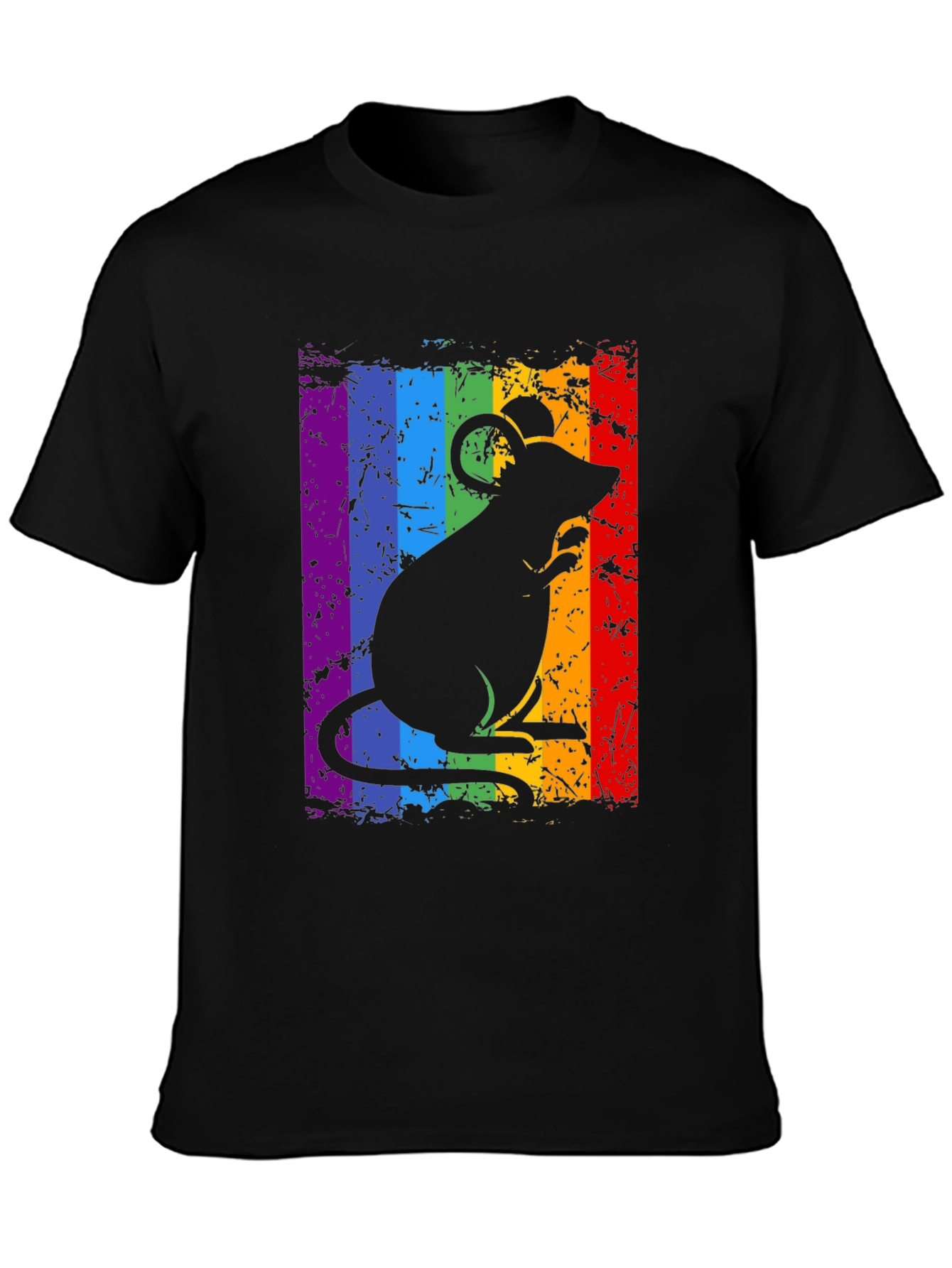 Rainbow Rat Graphic Tee - Pride & Style