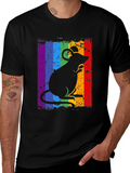 Rainbow Rat Graphic Tee - Pride & Style