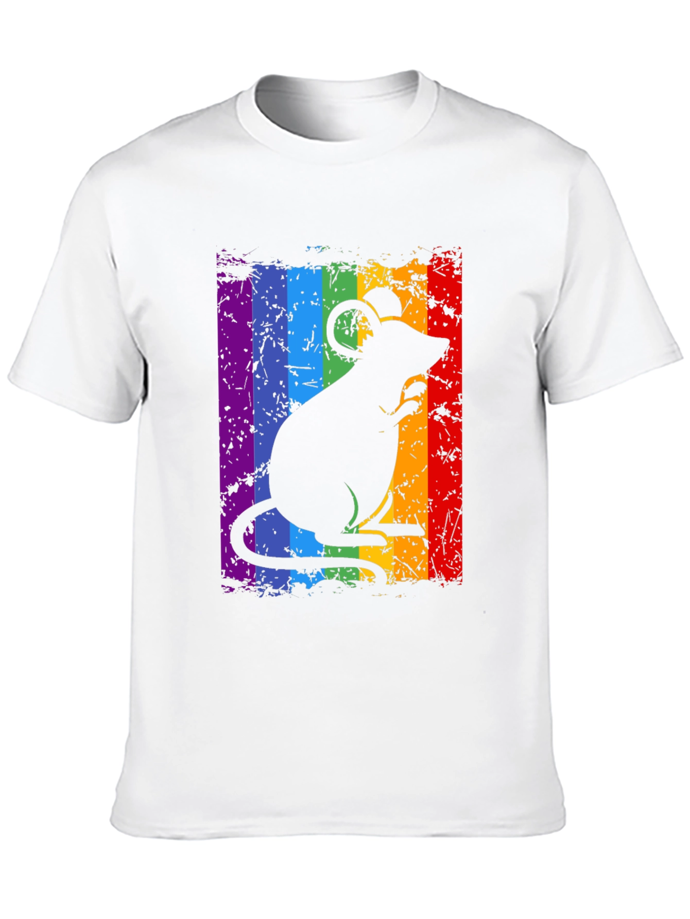 Rainbow Rat Graphic Tee - Pride & Style