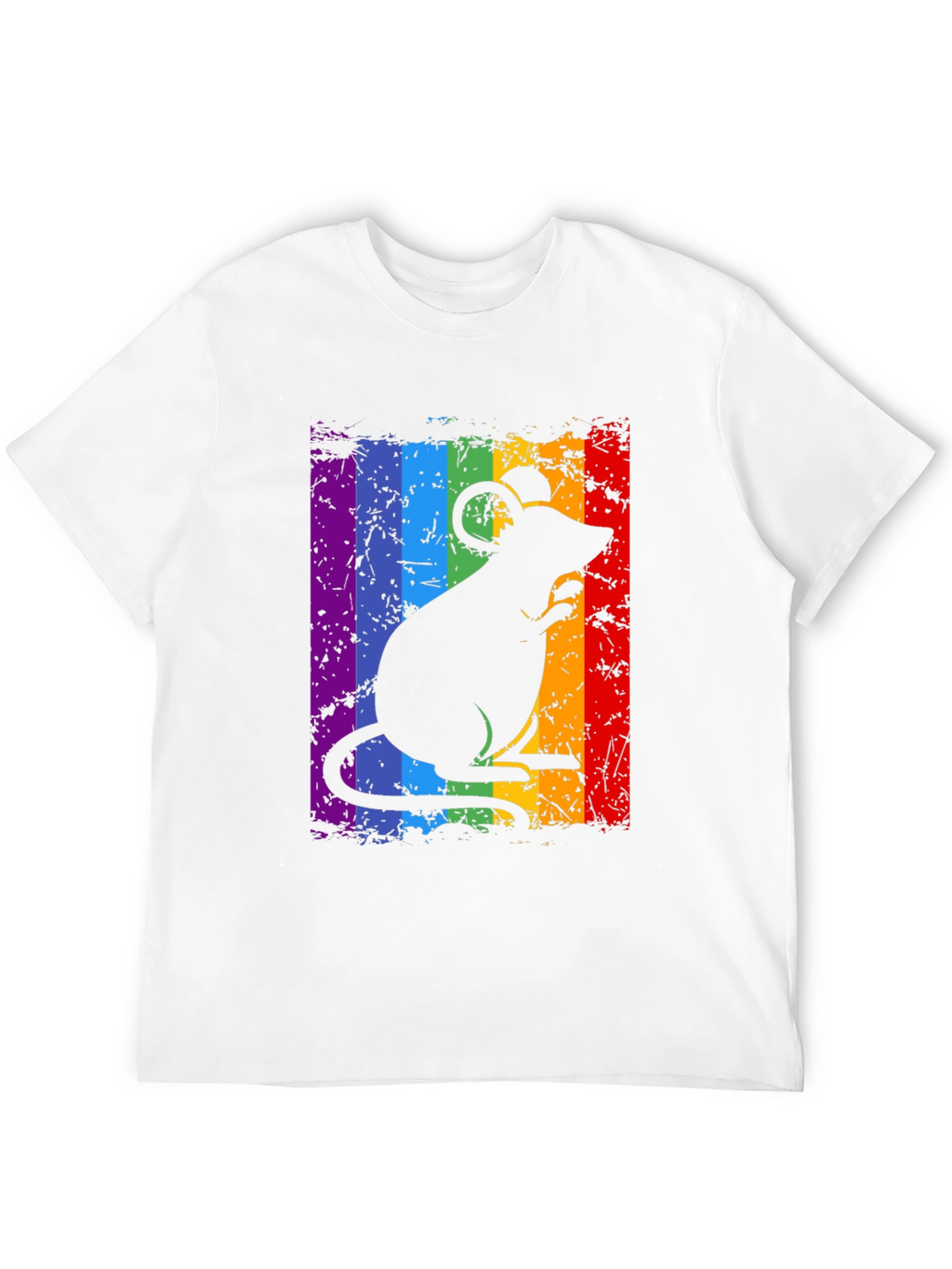 Rainbow Rat Graphic Tee - Pride & Style