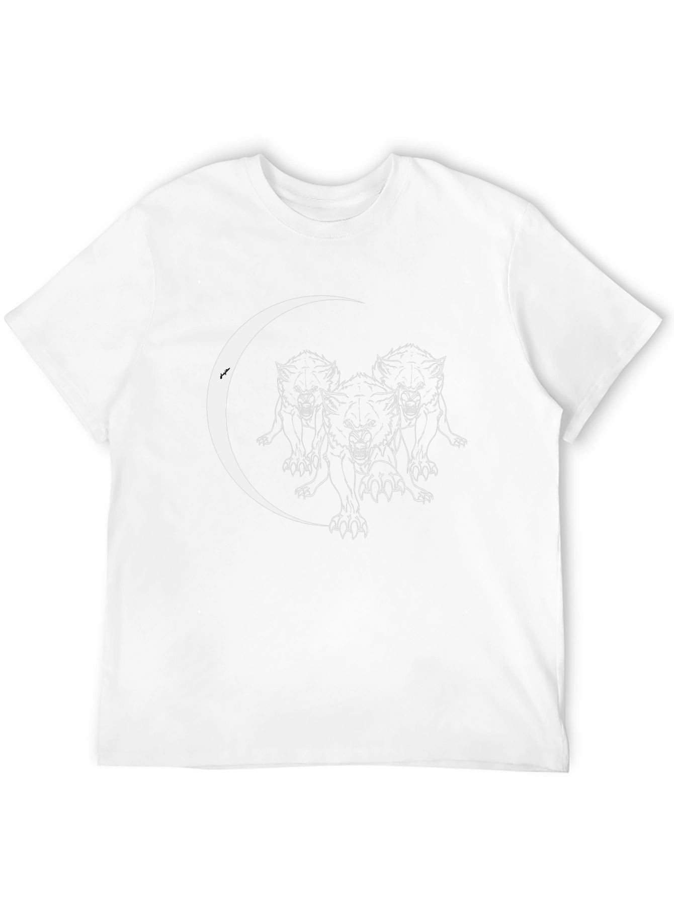 Wolf Pack Moon T-Shirt - Black