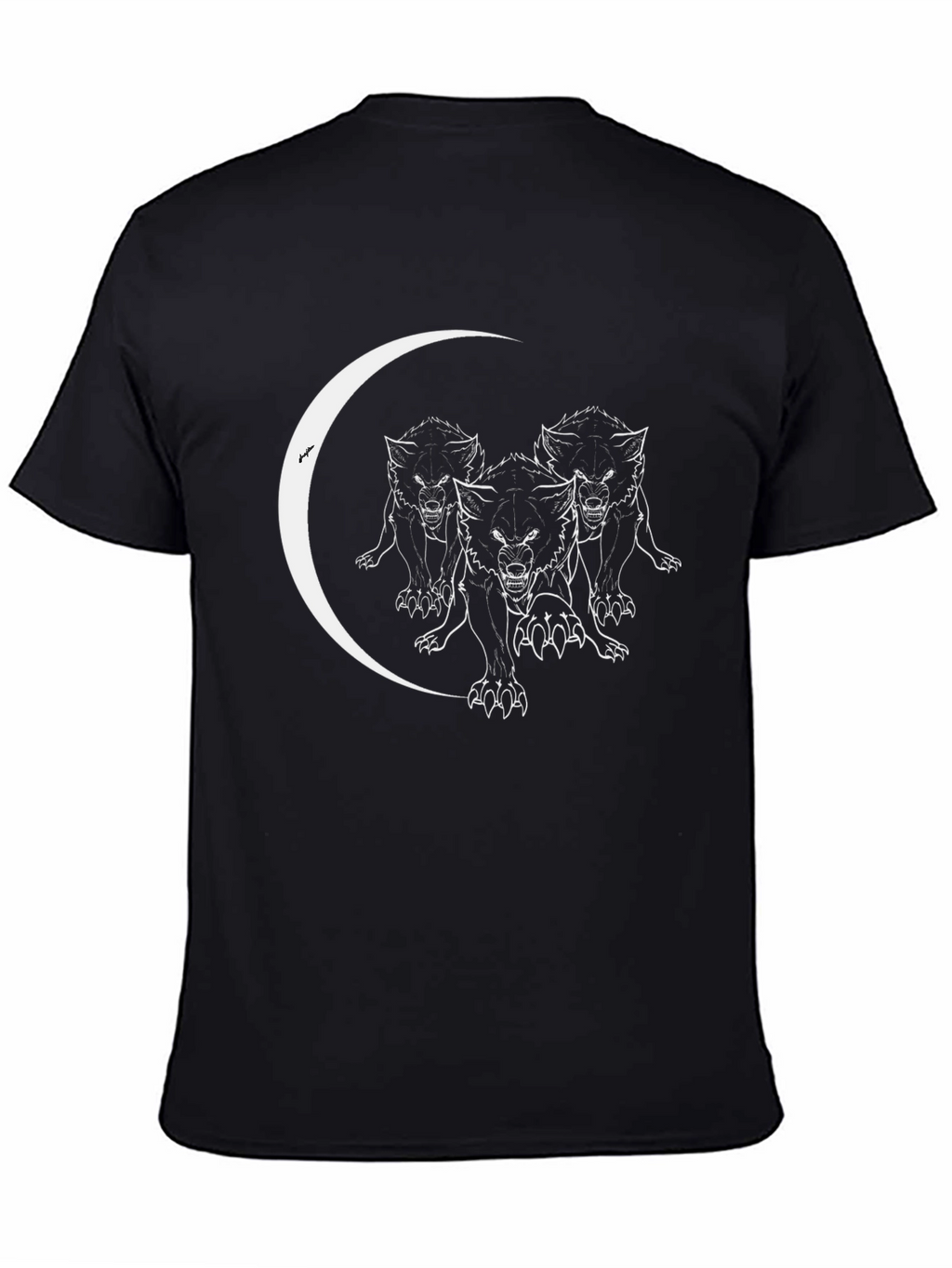 Wolf Pack Moon T-Shirt - Black