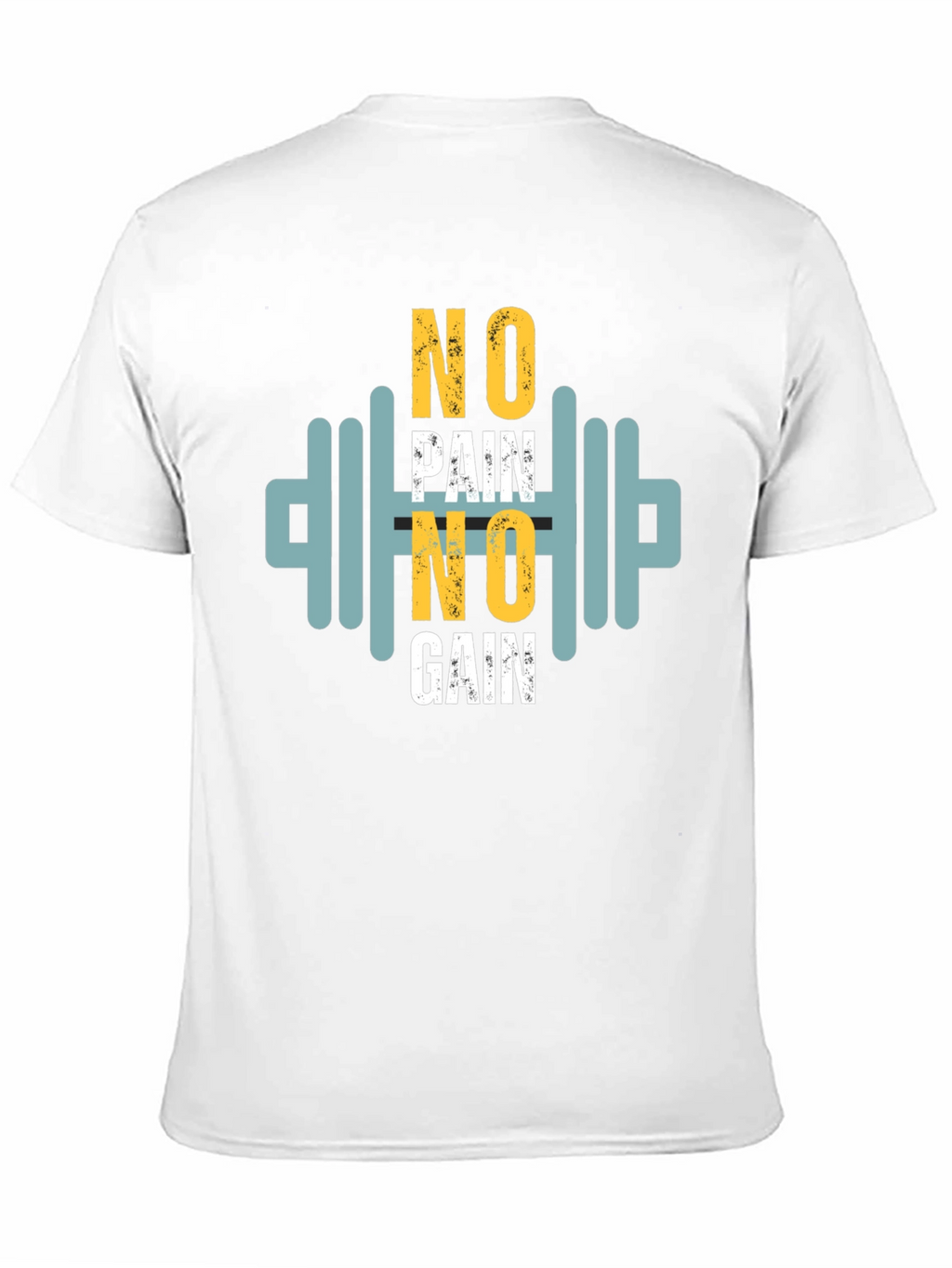 Motivational No Pain No Gain Graphic Tee