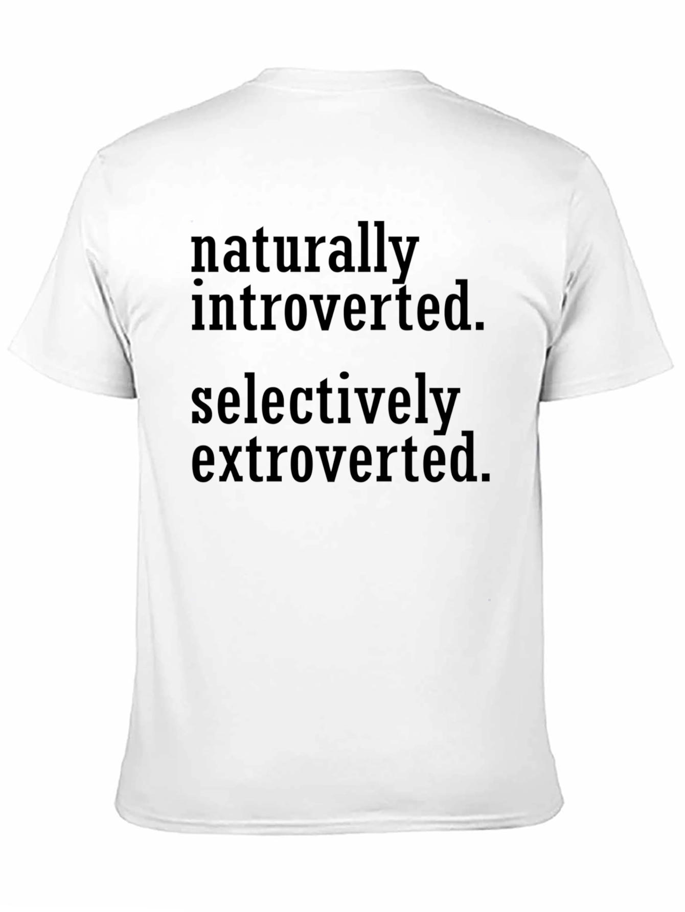 Introverted Extroverted Graphic Tee - Soft Cotton Blend