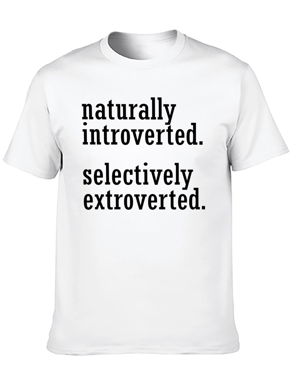 Introverted Extroverted Graphic Tee - Soft Cotton Blend