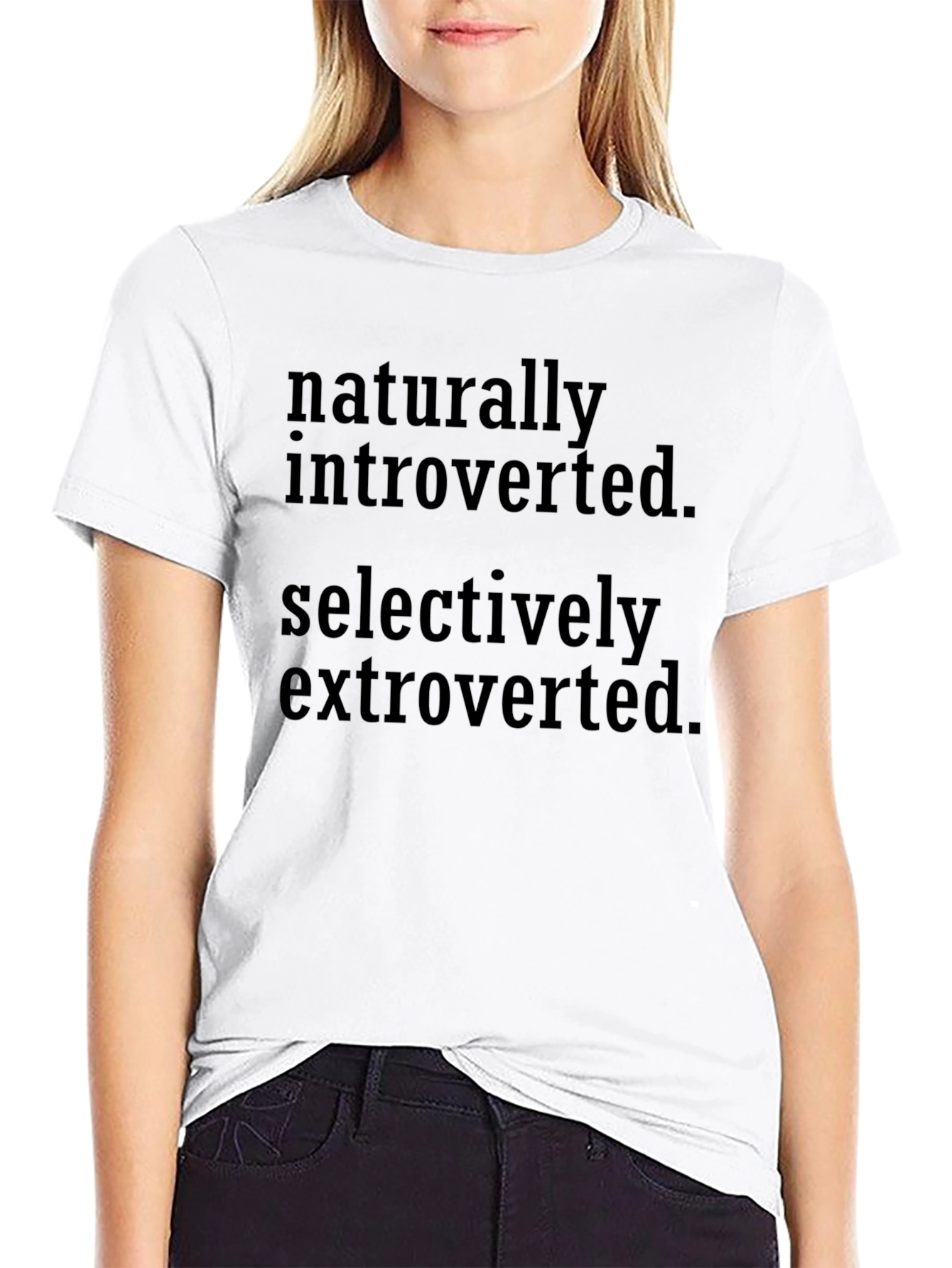 Introverted Extroverted Graphic Tee - Soft Cotton Blend