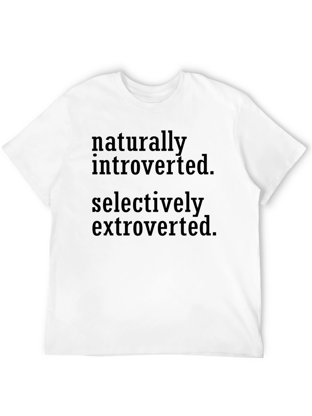 Introverted Extroverted Graphic Tee - Soft Cotton Blend