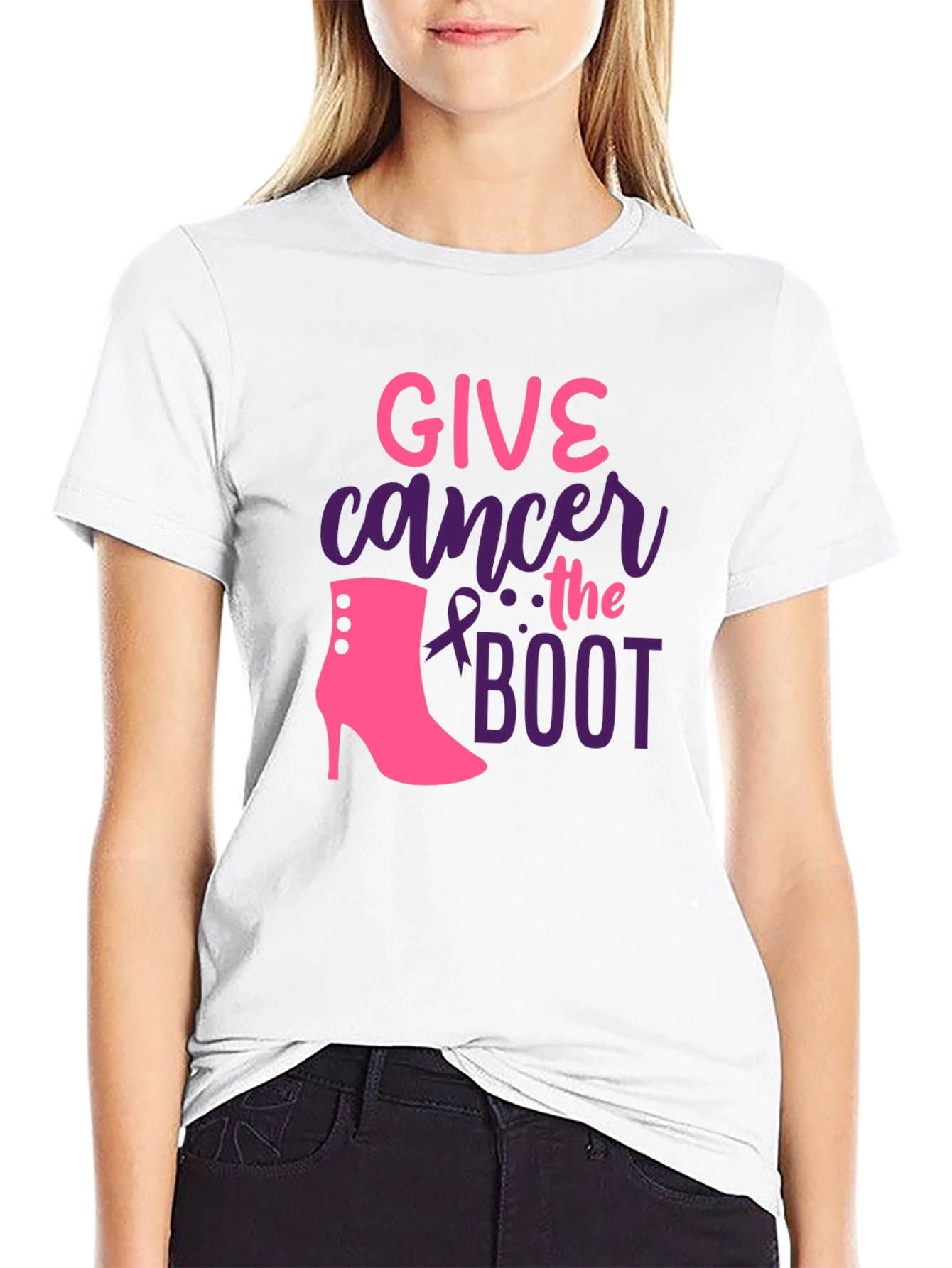 Give Cancer the Boot T-Shirt