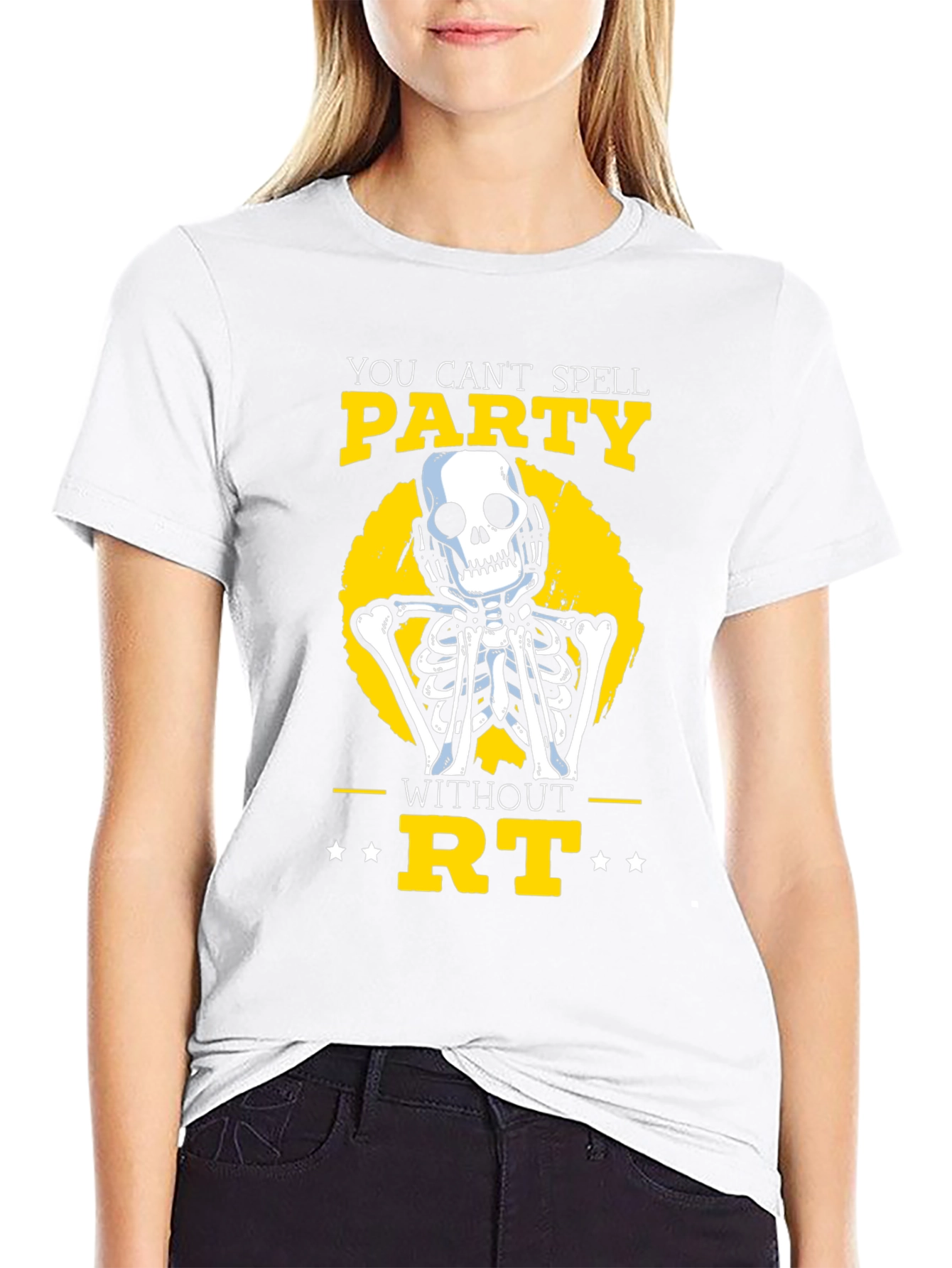 Party Skeleton T-Shirt - You Cant Spell Party Without RT